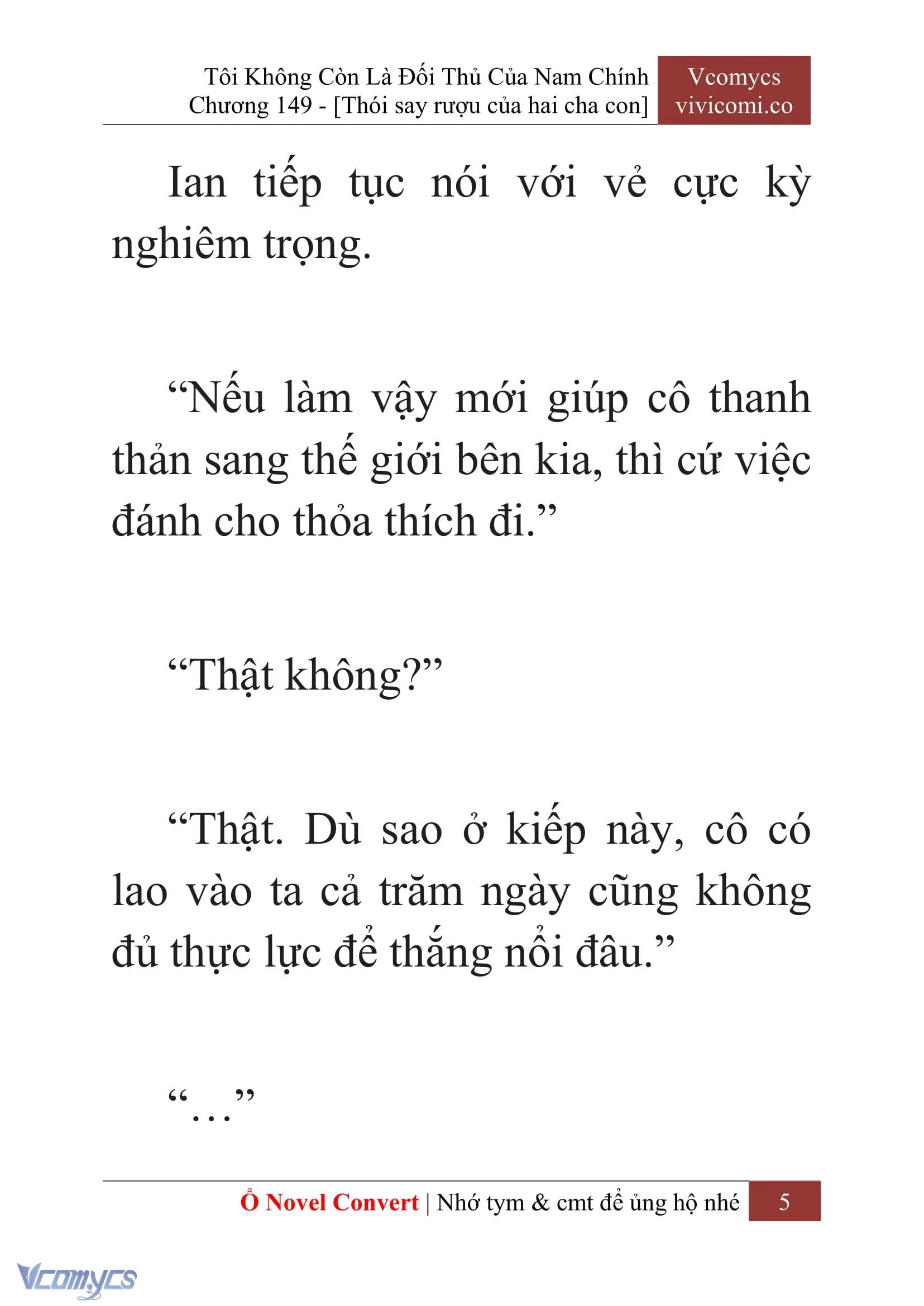 [Novel] Tôi Không Còn Là Đối Thủ Của Nam Chính Chapter  149 - 7