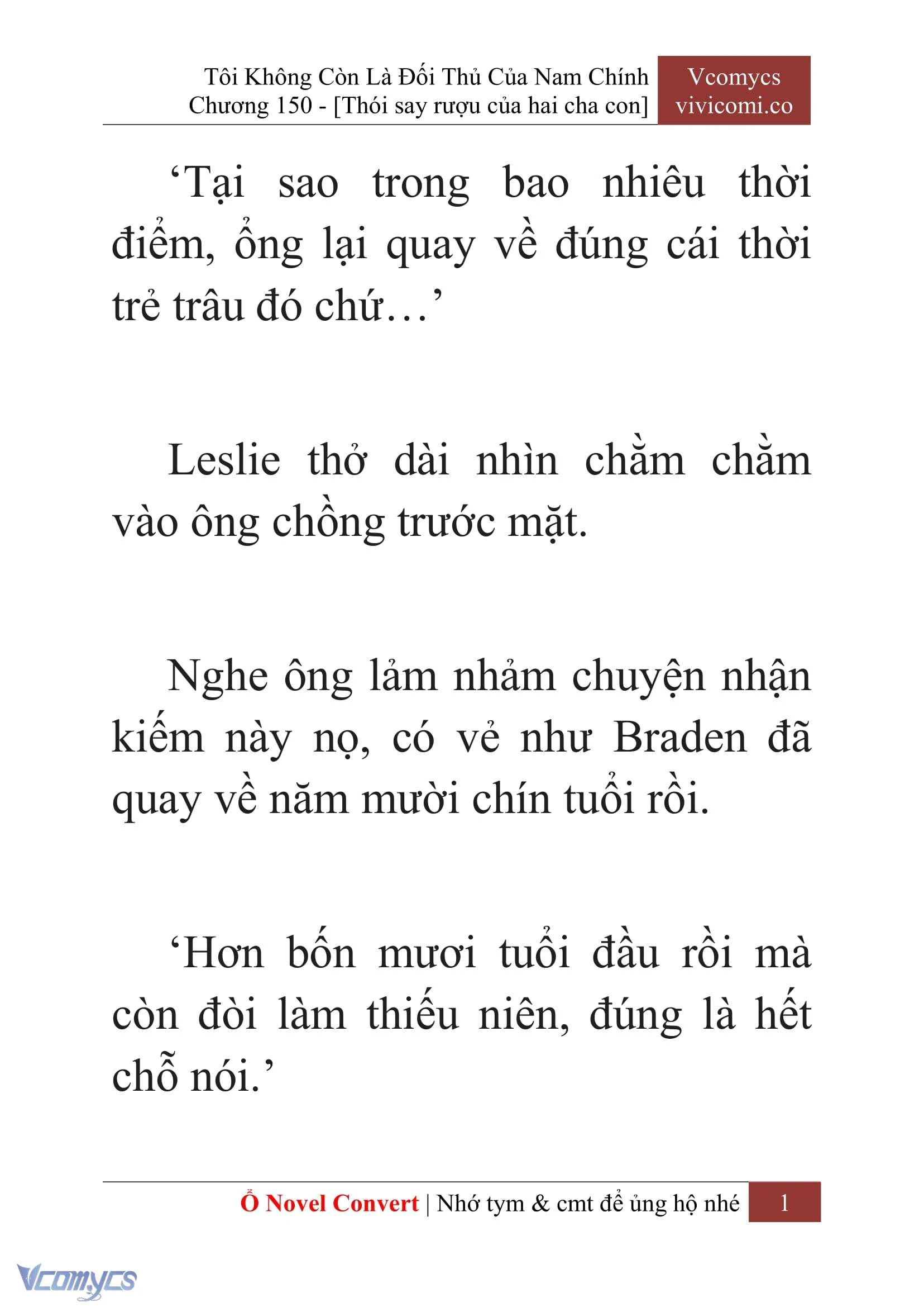 [Novel] Tôi Không Còn Là Đối Thủ Của Nam Chính Chapter  150 - 3