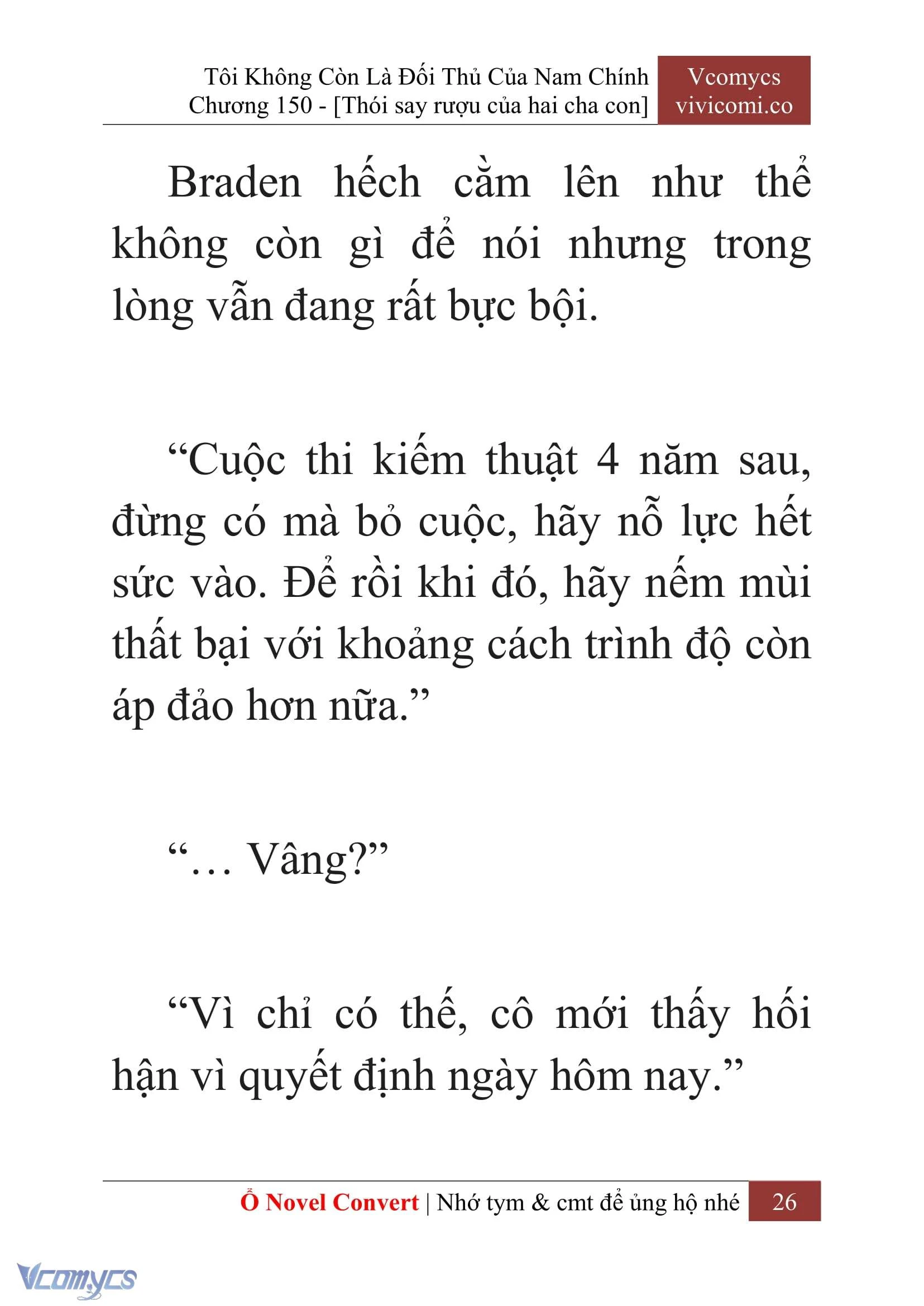 [Novel] Tôi Không Còn Là Đối Thủ Của Nam Chính Chapter  150 - 28