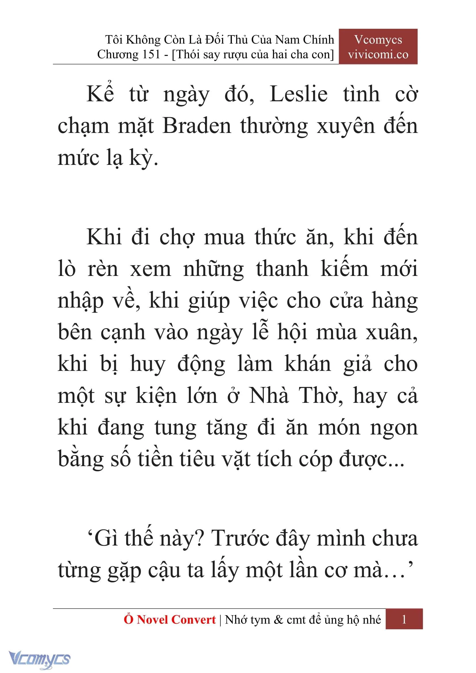 [Novel] Tôi Không Còn Là Đối Thủ Của Nam Chính Chapter  151 - 3