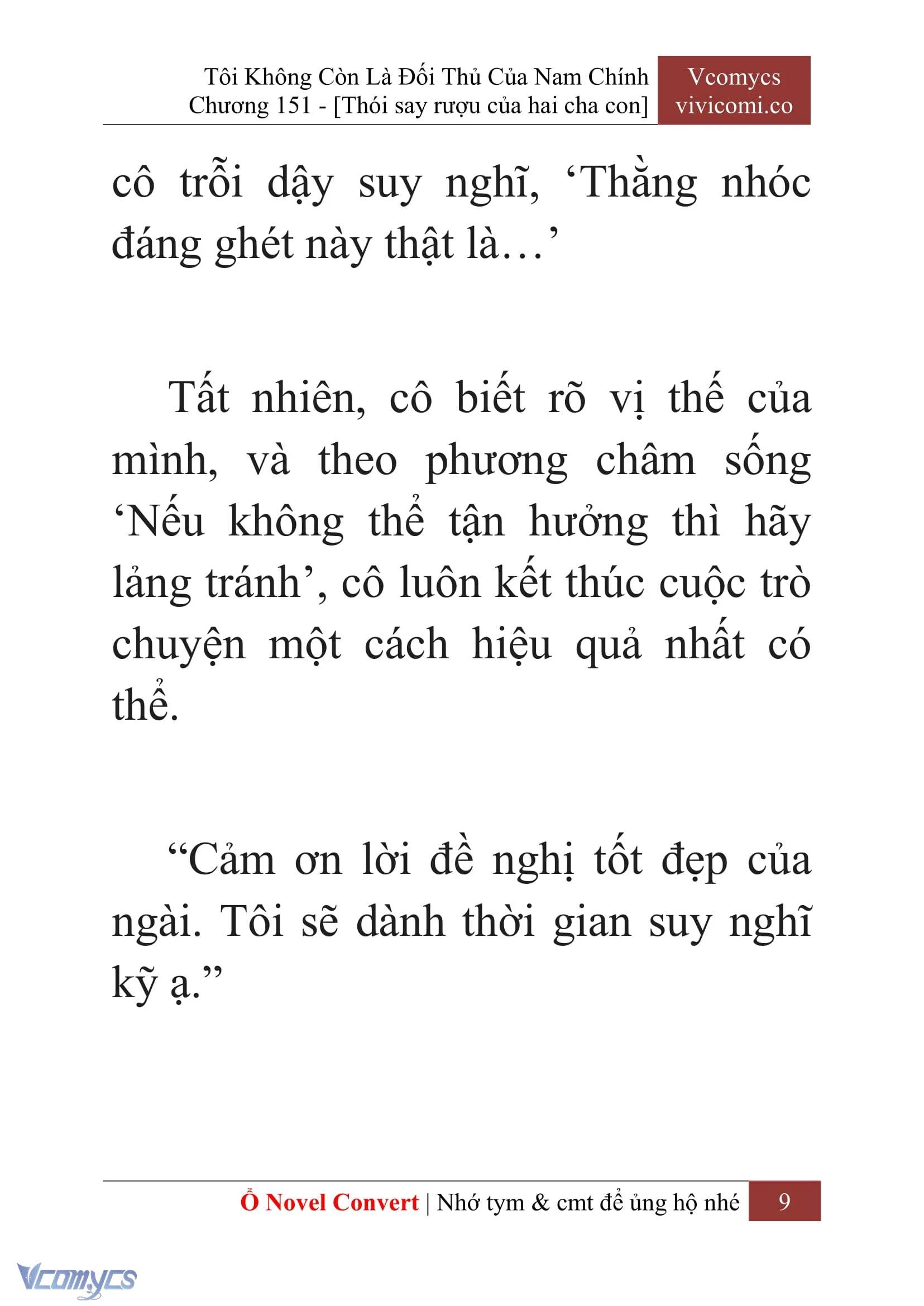 [Novel] Tôi Không Còn Là Đối Thủ Của Nam Chính Chapter  151 - 11