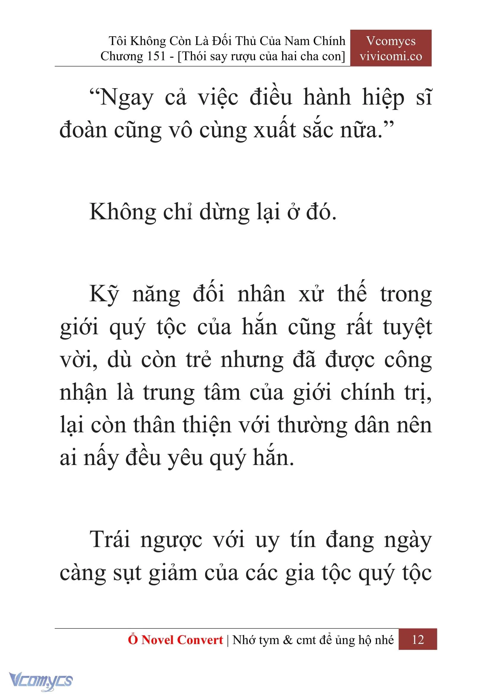 [Novel] Tôi Không Còn Là Đối Thủ Của Nam Chính Chapter  151 - 14