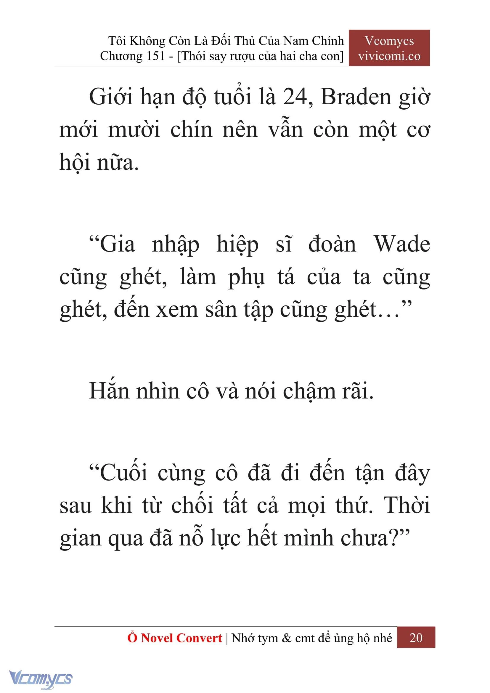 [Novel] Tôi Không Còn Là Đối Thủ Của Nam Chính Chapter  151 - 22