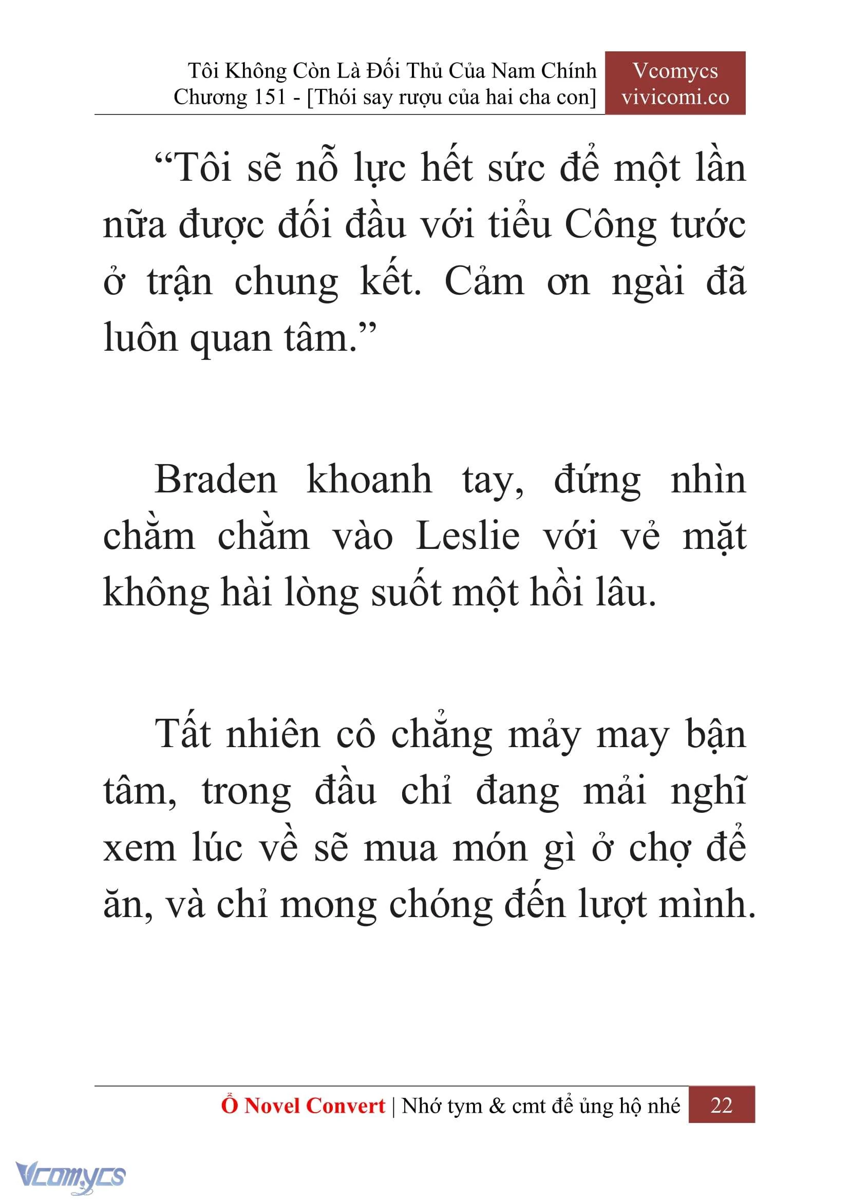 [Novel] Tôi Không Còn Là Đối Thủ Của Nam Chính Chapter  151 - 24