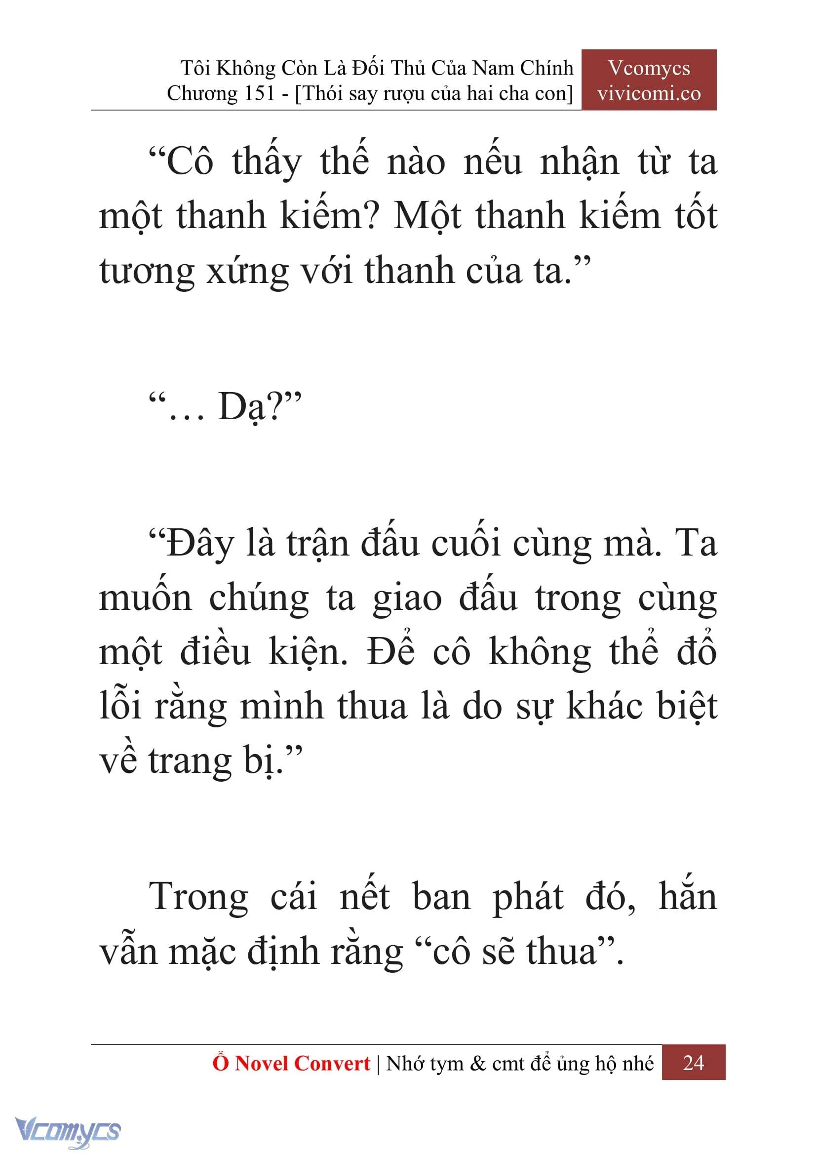 [Novel] Tôi Không Còn Là Đối Thủ Của Nam Chính Chapter  151 - 26