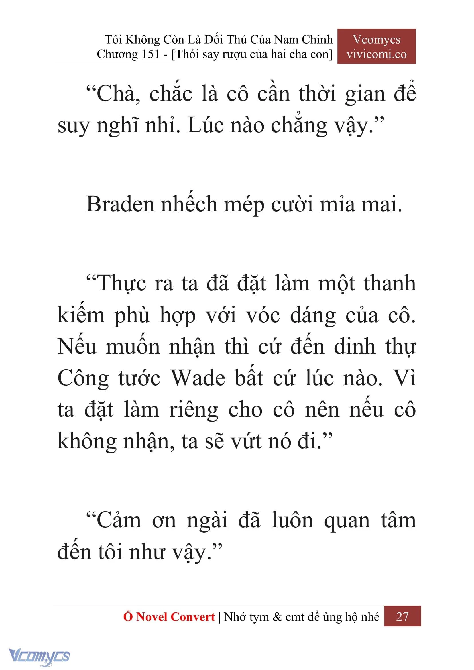 [Novel] Tôi Không Còn Là Đối Thủ Của Nam Chính Chapter  151 - 29