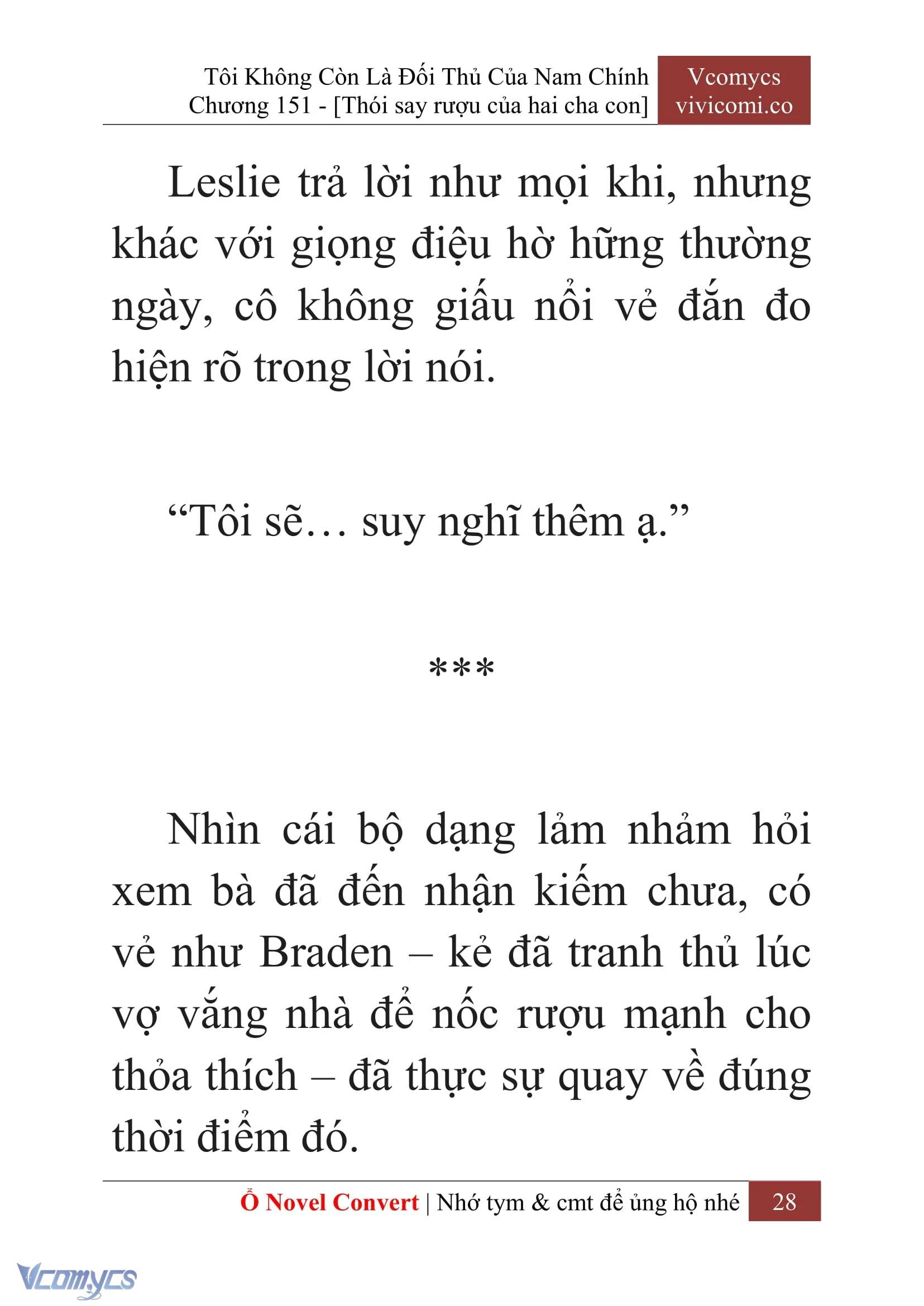 [Novel] Tôi Không Còn Là Đối Thủ Của Nam Chính Chapter  151 - 30