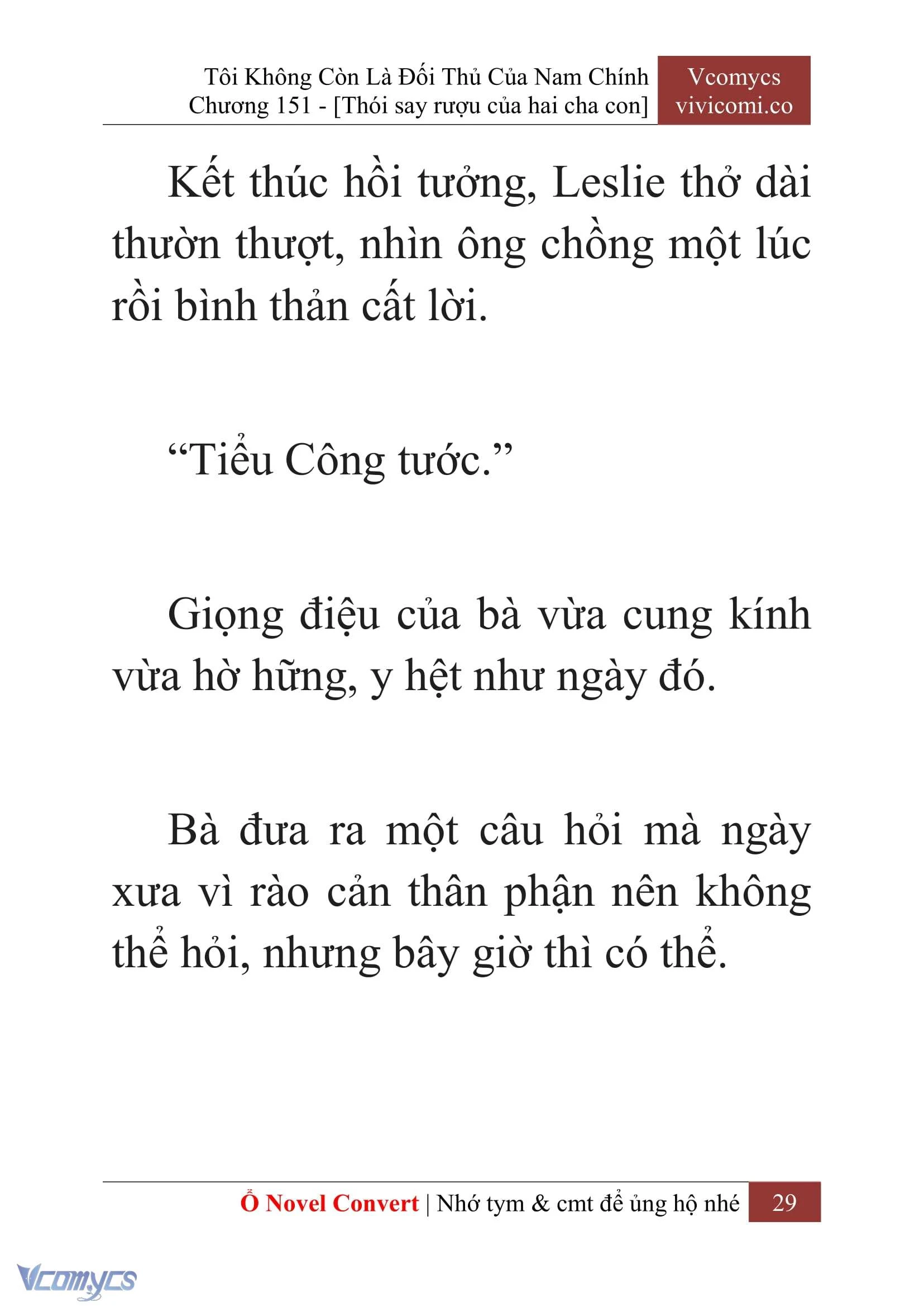 [Novel] Tôi Không Còn Là Đối Thủ Của Nam Chính Chapter  151 - 31