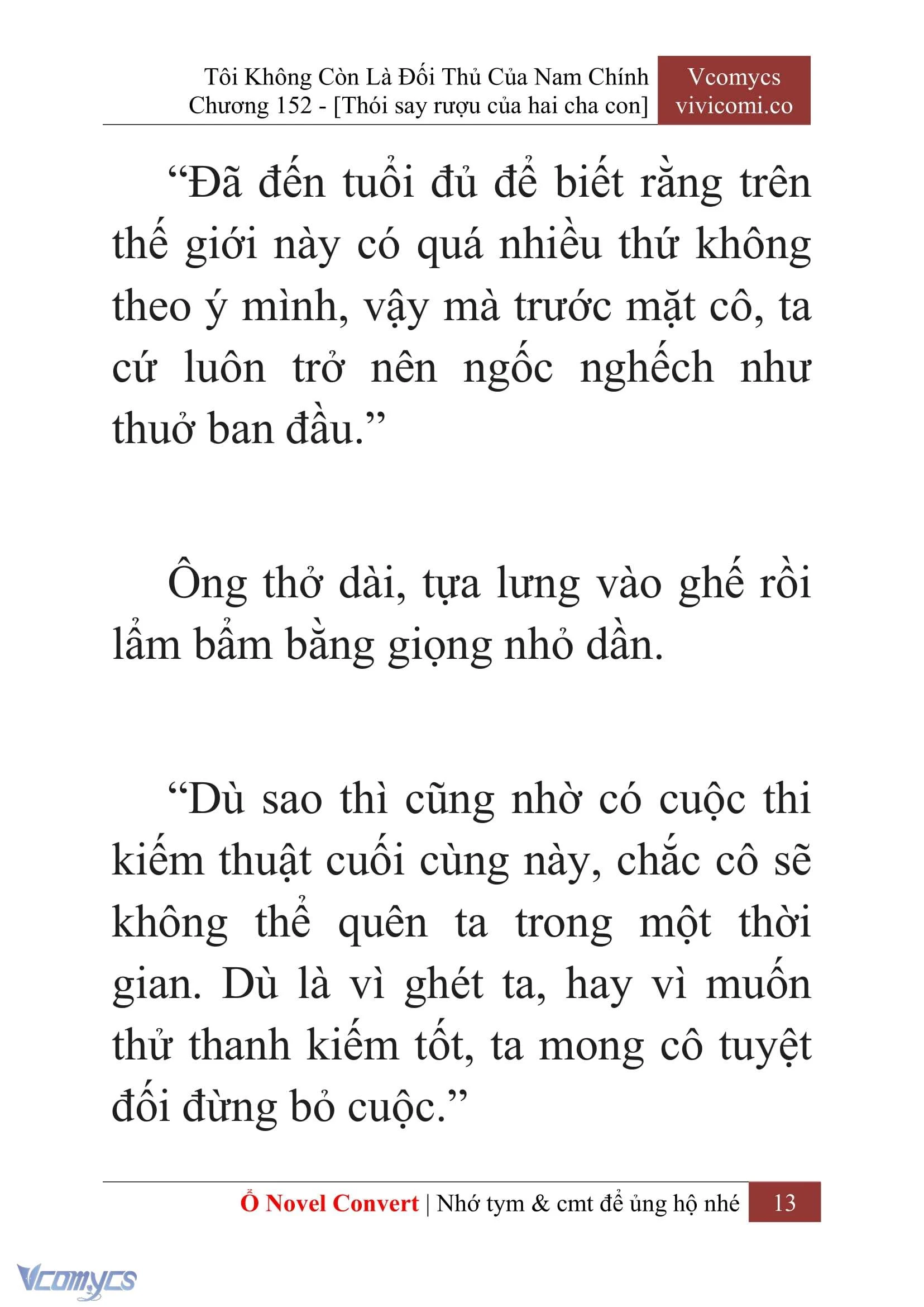 [Novel] Tôi Không Còn Là Đối Thủ Của Nam Chính Chapter  152 - 15