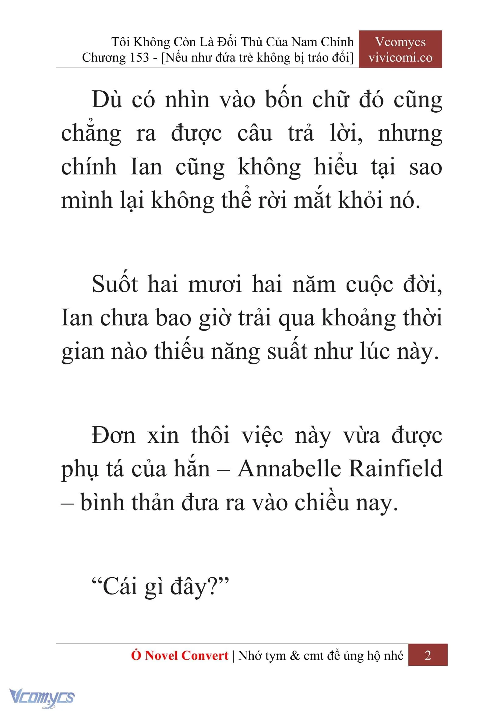 [Novel] Tôi Không Còn Là Đối Thủ Của Nam Chính Chapter  153 - 4