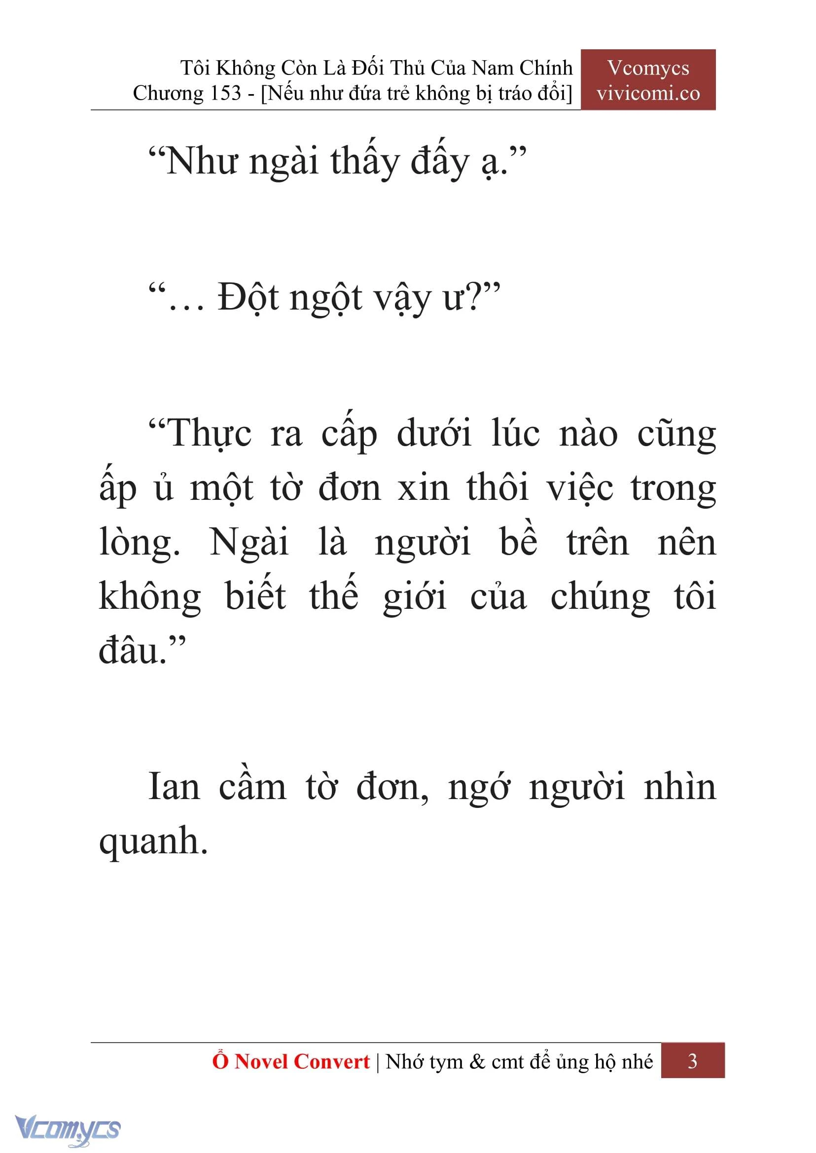 [Novel] Tôi Không Còn Là Đối Thủ Của Nam Chính Chapter  153 - 5