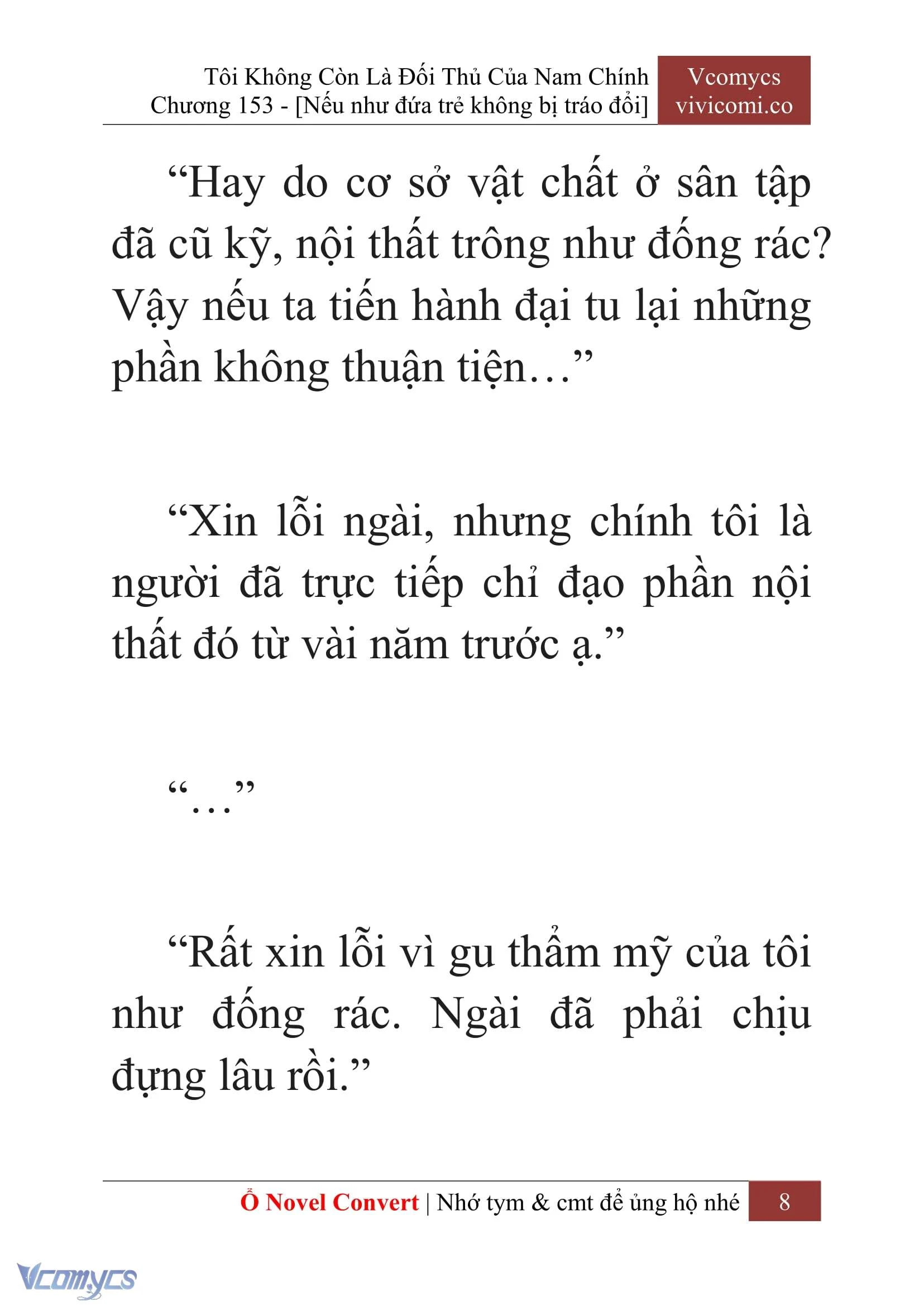 [Novel] Tôi Không Còn Là Đối Thủ Của Nam Chính Chapter  153 - 10