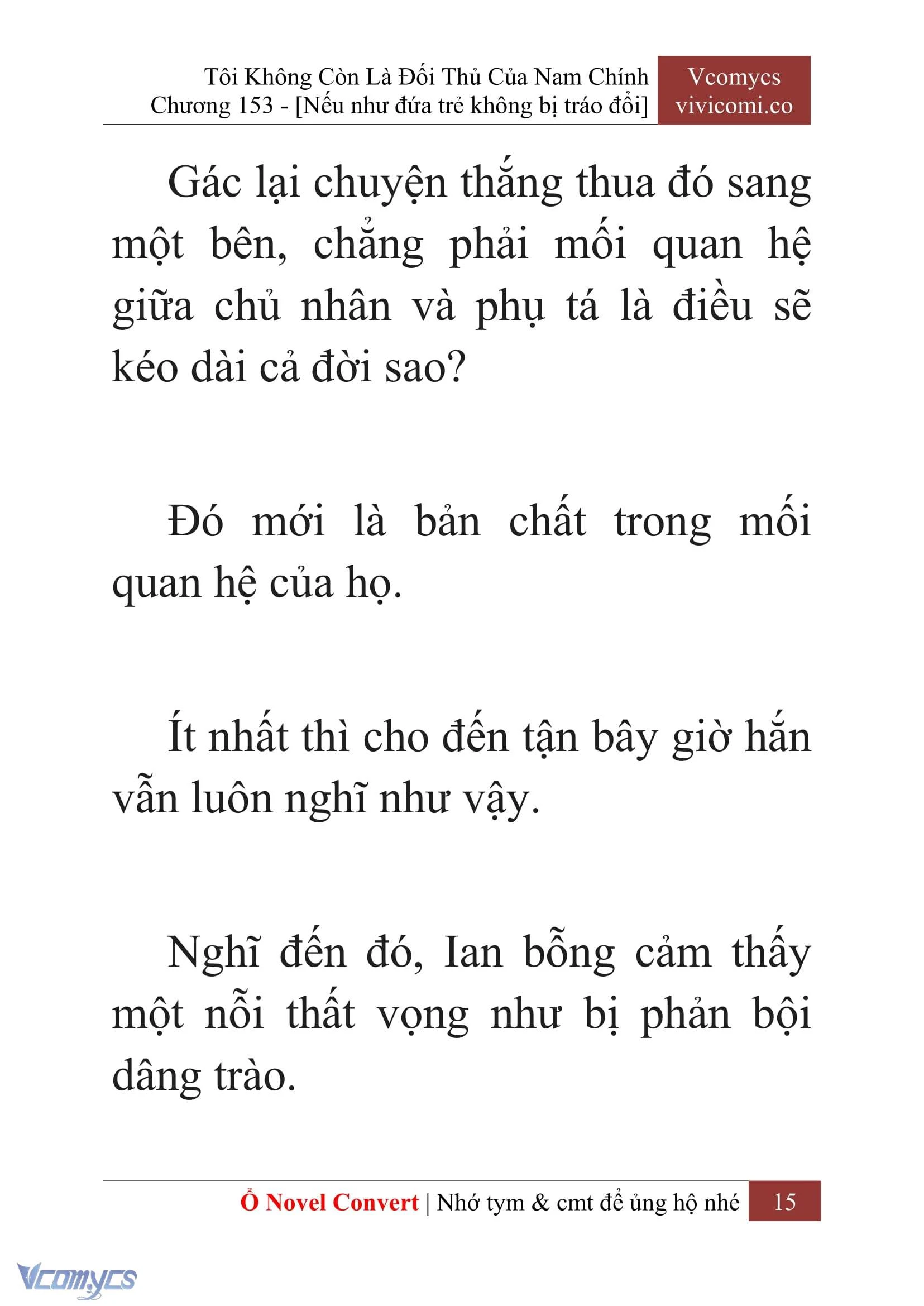 [Novel] Tôi Không Còn Là Đối Thủ Của Nam Chính Chapter  153 - 17