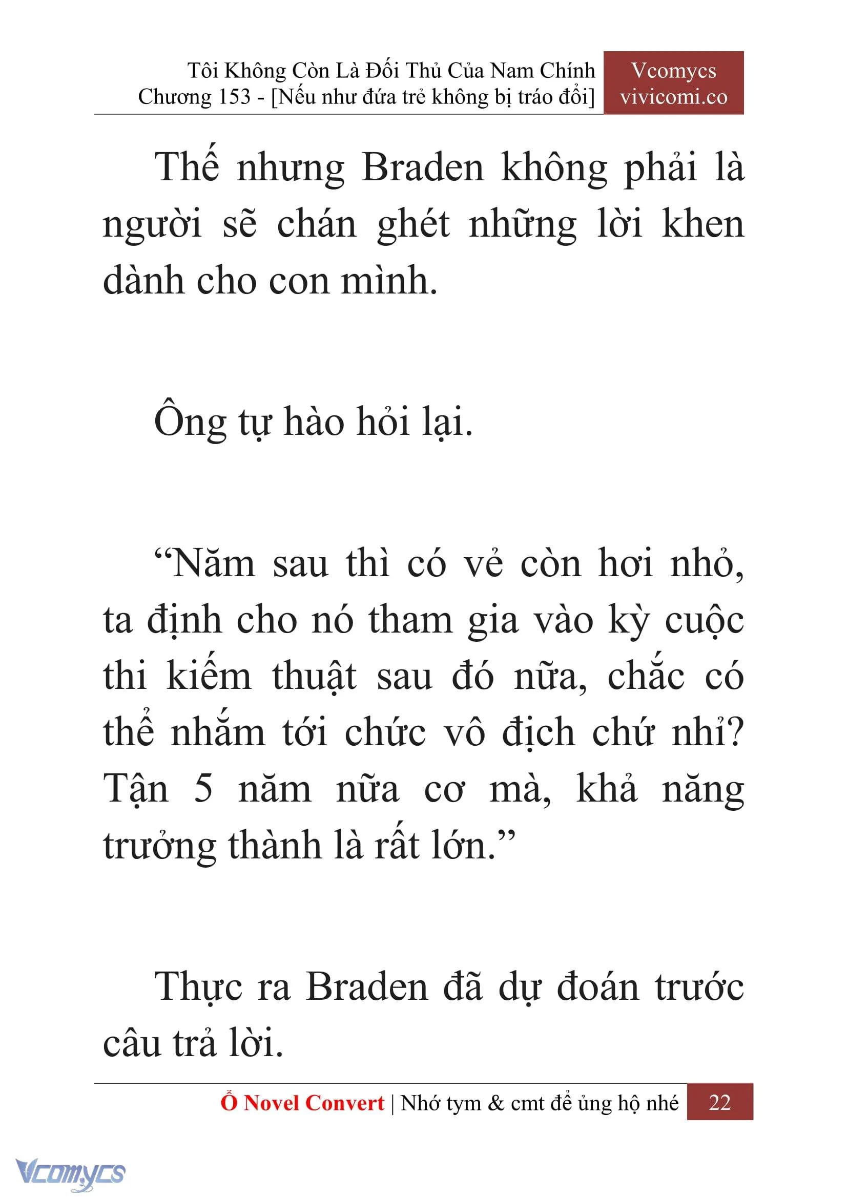 [Novel] Tôi Không Còn Là Đối Thủ Của Nam Chính Chapter  153 - 24