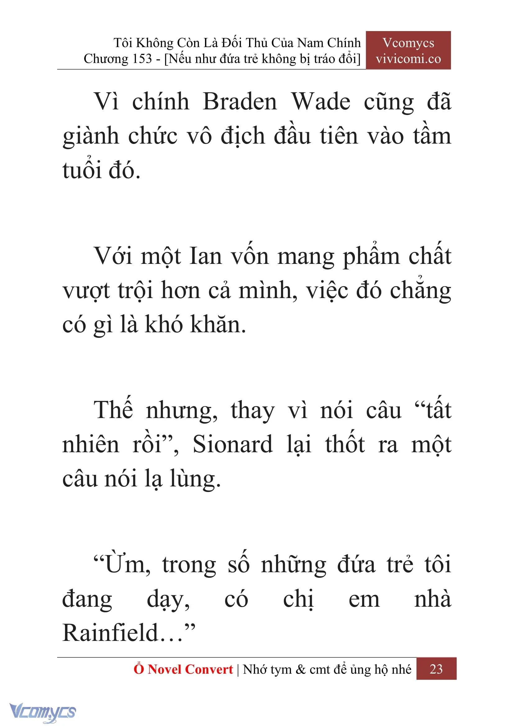 [Novel] Tôi Không Còn Là Đối Thủ Của Nam Chính Chapter  153 - 25