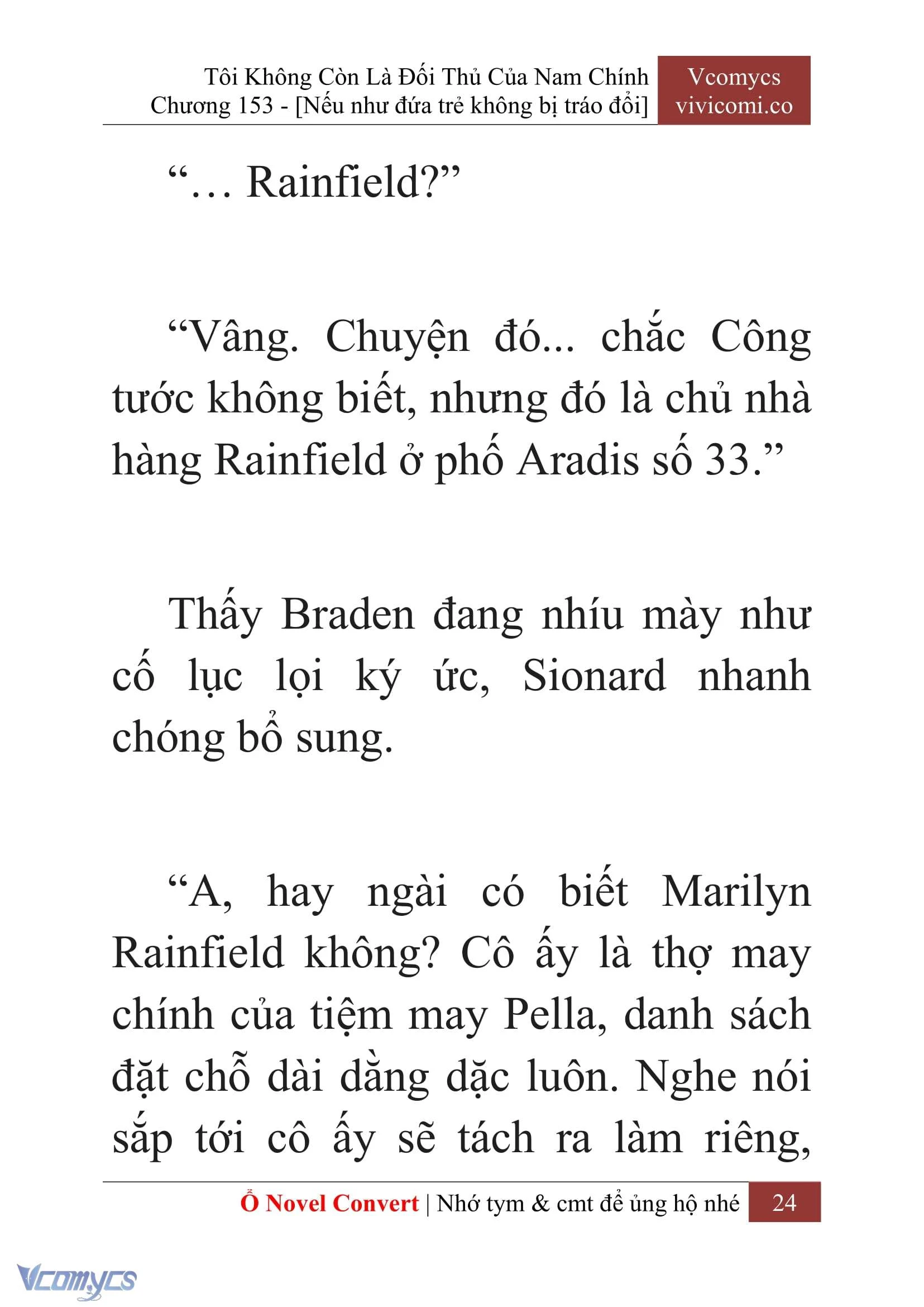 [Novel] Tôi Không Còn Là Đối Thủ Của Nam Chính Chapter  153 - 26