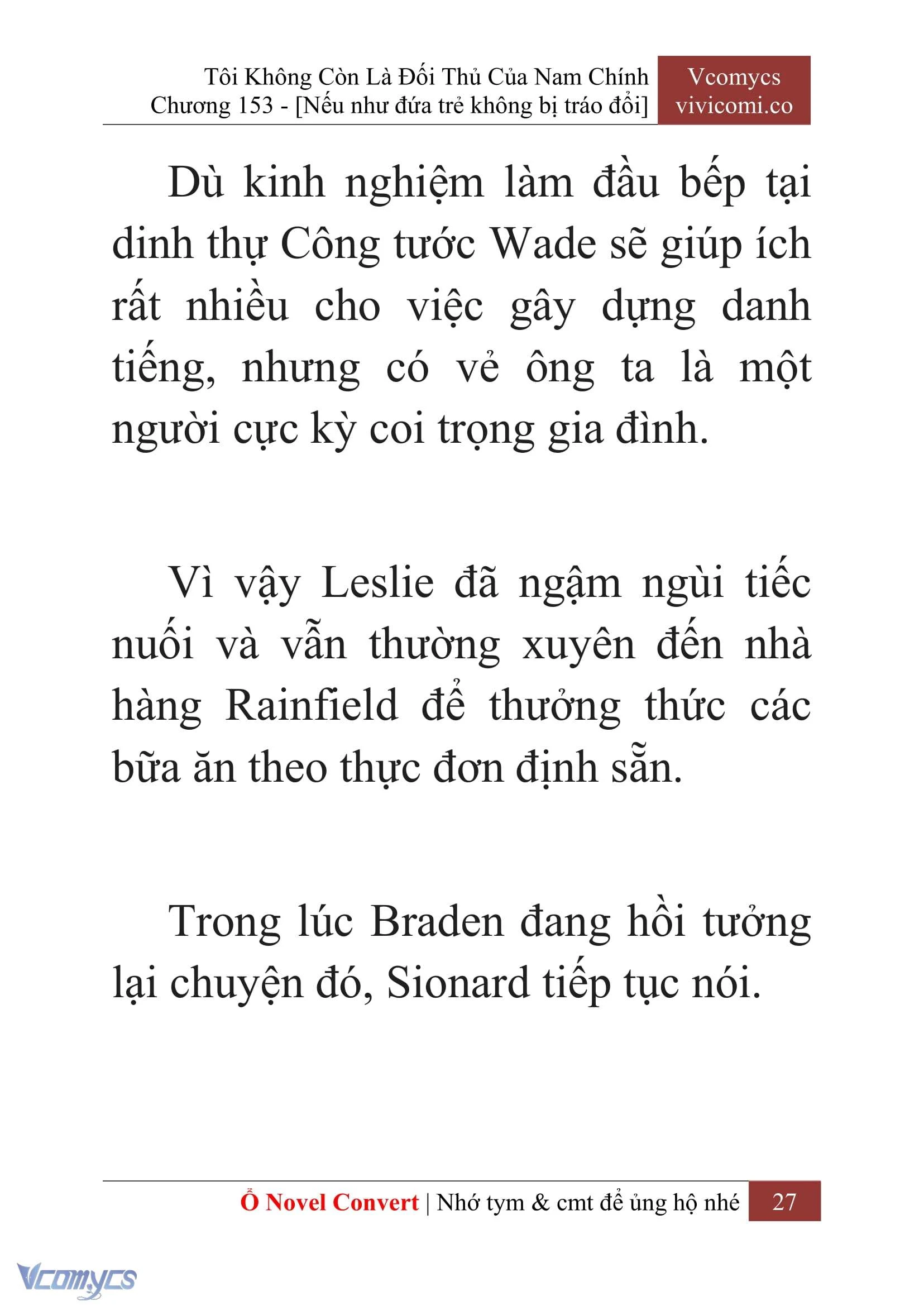[Novel] Tôi Không Còn Là Đối Thủ Của Nam Chính Chapter  153 - 29