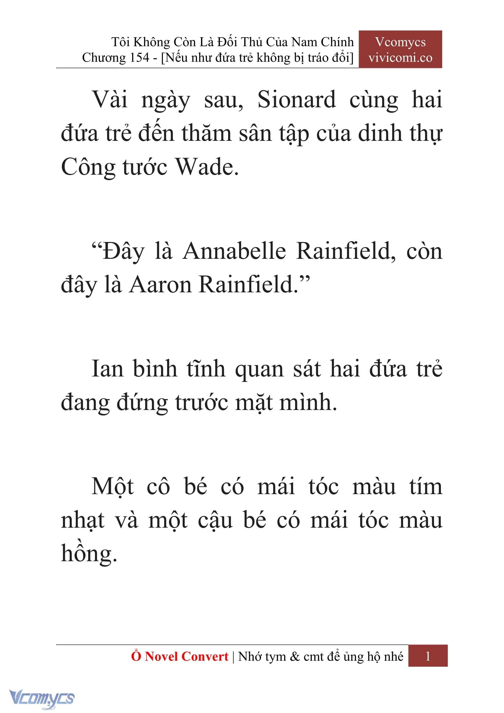 [Novel] Tôi Không Còn Là Đối Thủ Của Nam Chính Chapter  154 - 3