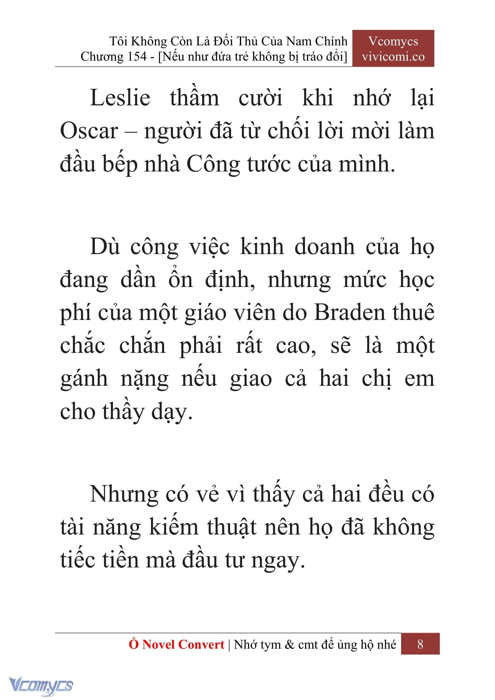 [Novel] Tôi Không Còn Là Đối Thủ Của Nam Chính Chapter  154 - 10