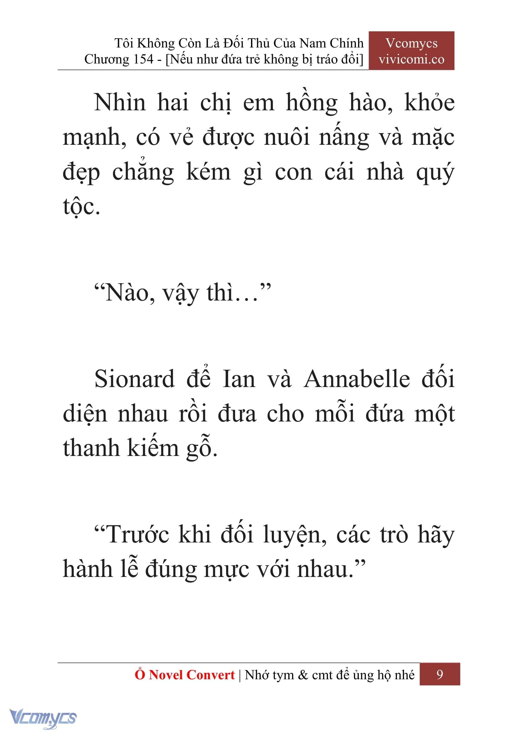 [Novel] Tôi Không Còn Là Đối Thủ Của Nam Chính Chapter  154 - 11