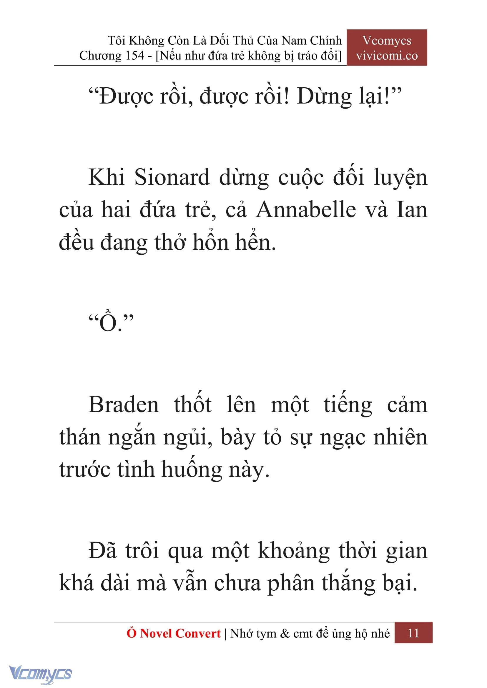 [Novel] Tôi Không Còn Là Đối Thủ Của Nam Chính Chapter  154 - 13