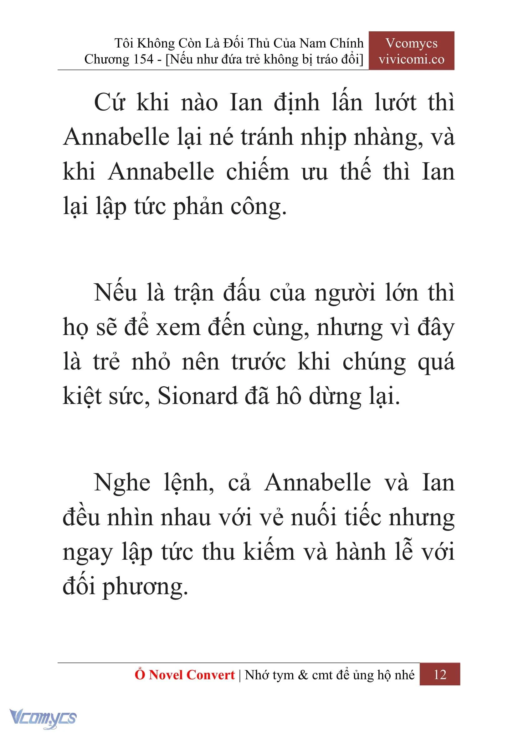 [Novel] Tôi Không Còn Là Đối Thủ Của Nam Chính Chapter  154 - 14