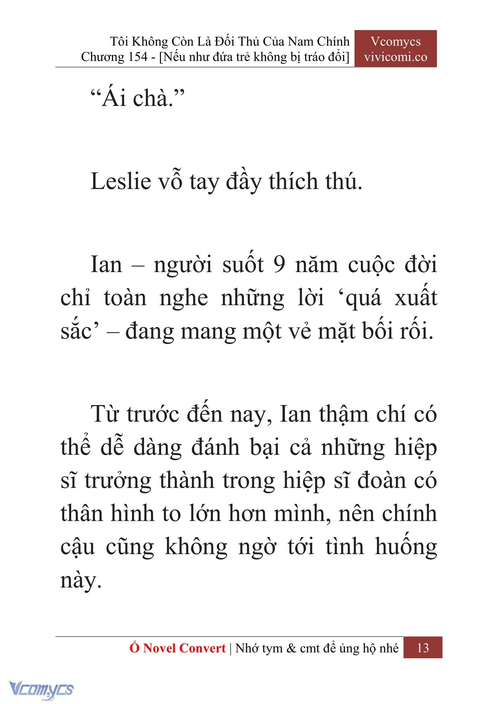 [Novel] Tôi Không Còn Là Đối Thủ Của Nam Chính Chapter  154 - 15