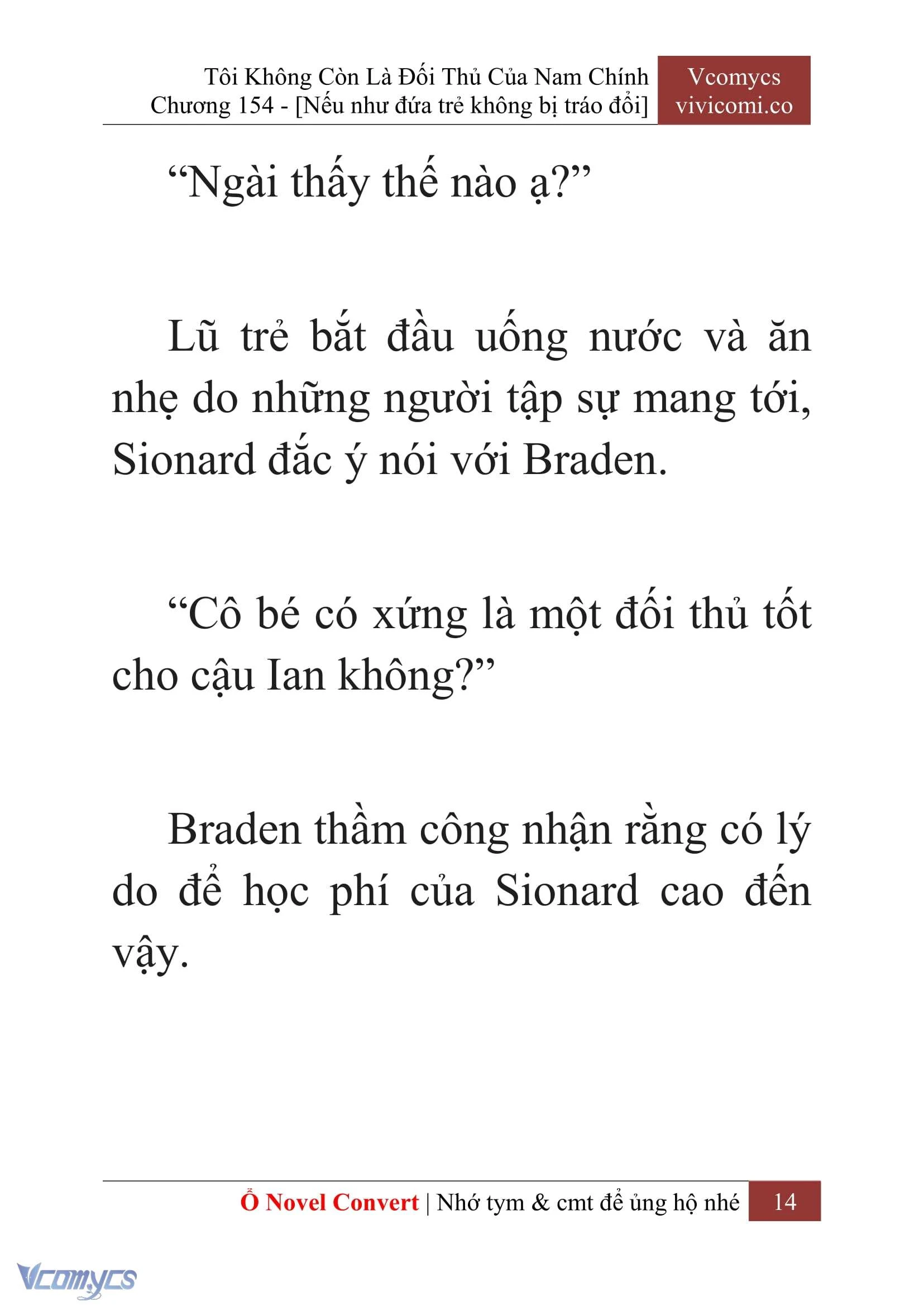 [Novel] Tôi Không Còn Là Đối Thủ Của Nam Chính Chapter  154 - 16