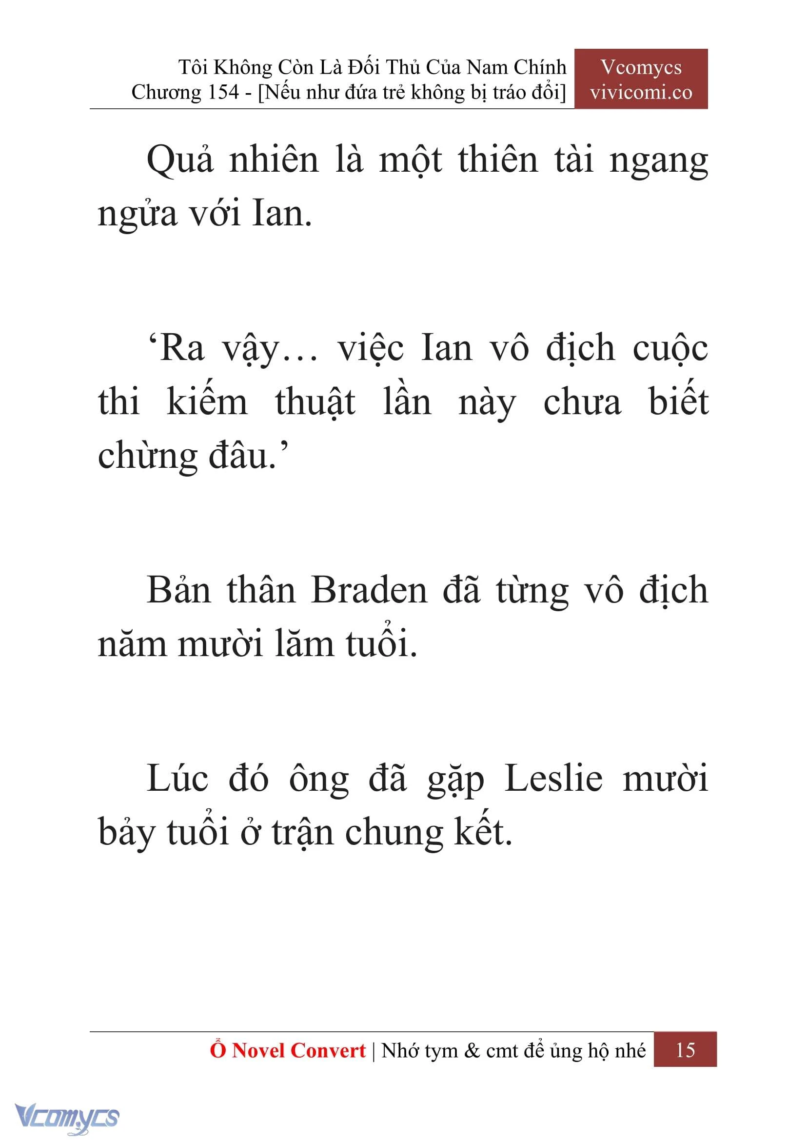 [Novel] Tôi Không Còn Là Đối Thủ Của Nam Chính Chapter  154 - 17