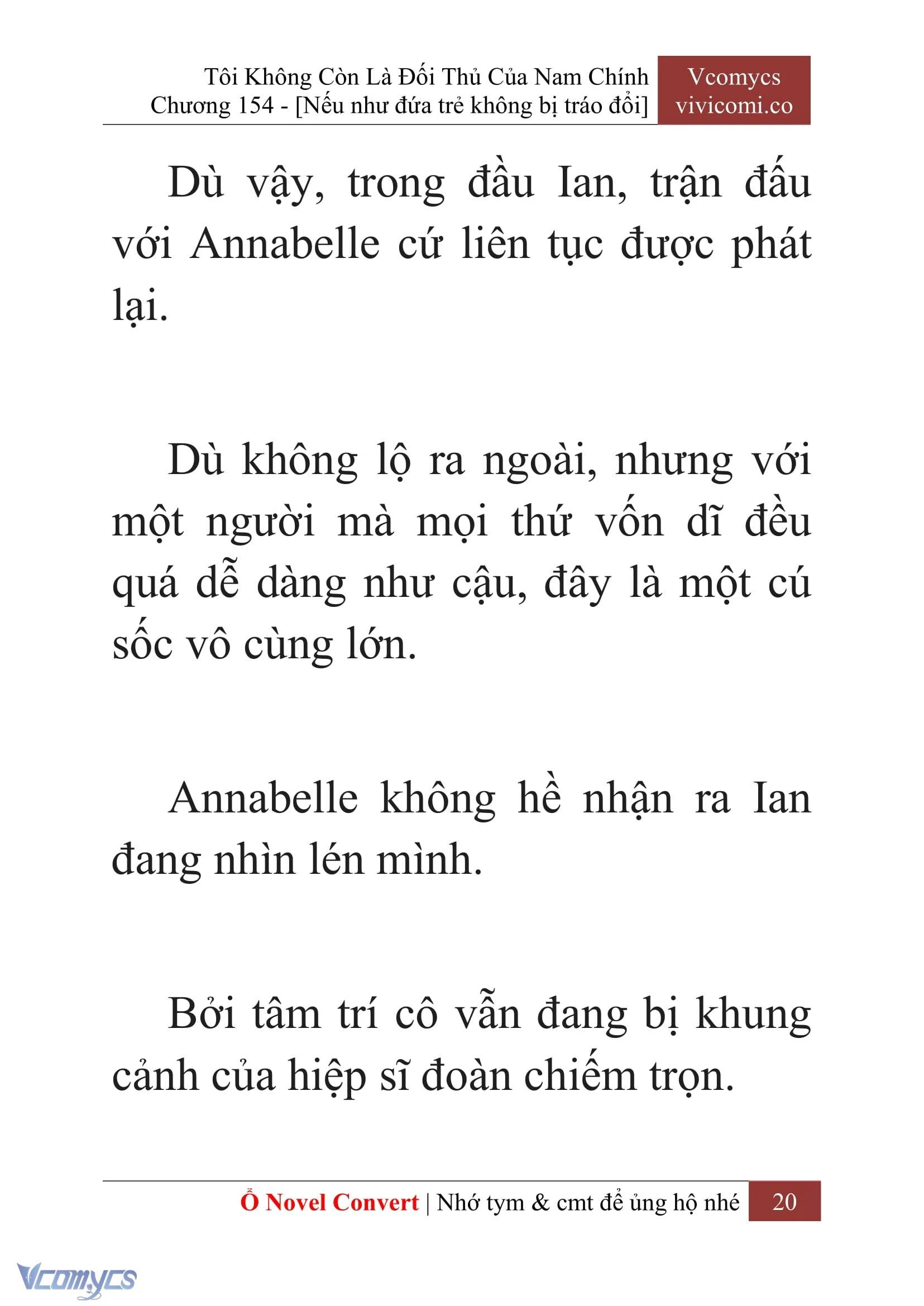 [Novel] Tôi Không Còn Là Đối Thủ Của Nam Chính Chapter  154 - 22