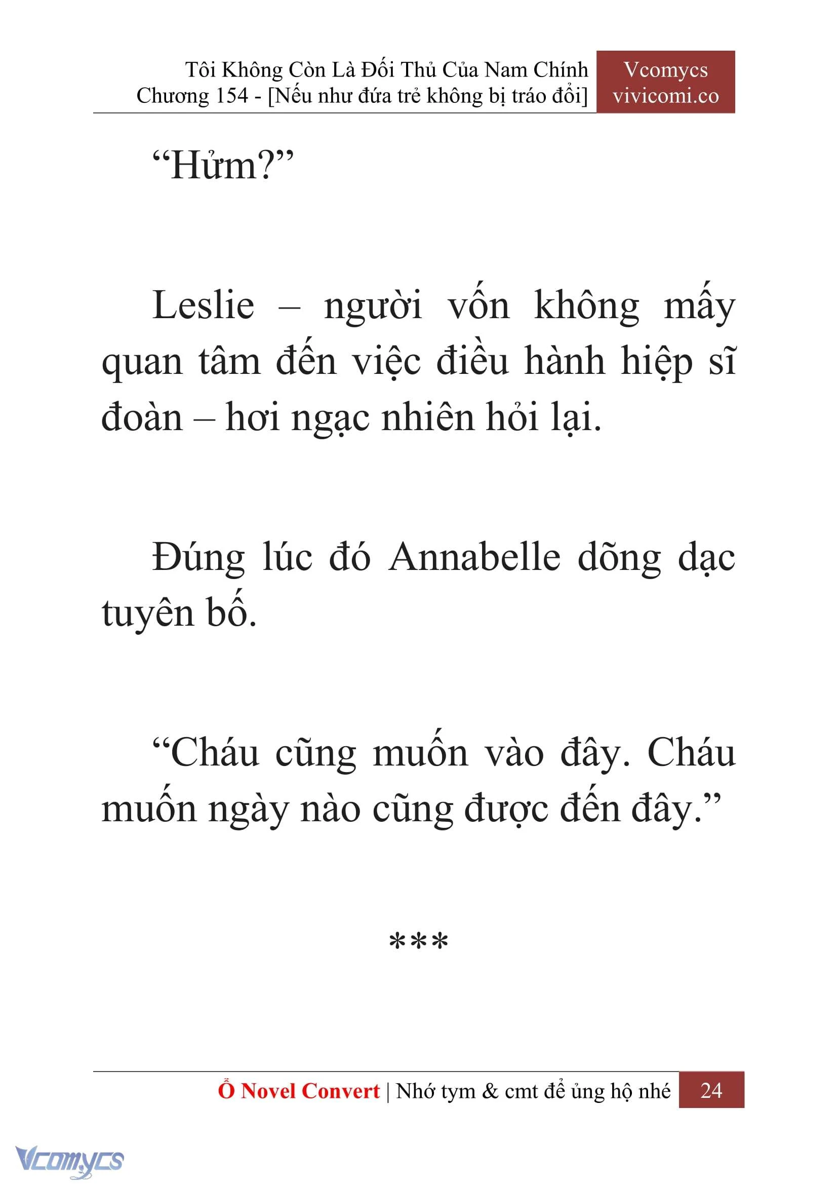 [Novel] Tôi Không Còn Là Đối Thủ Của Nam Chính Chapter  154 - 26