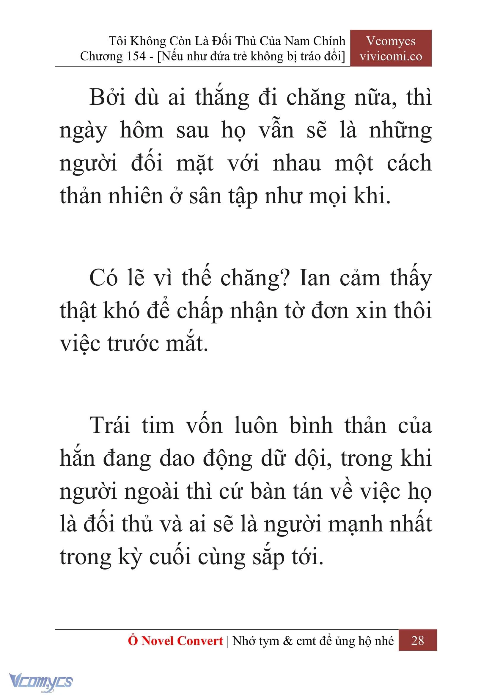 [Novel] Tôi Không Còn Là Đối Thủ Của Nam Chính Chapter  154 - 30