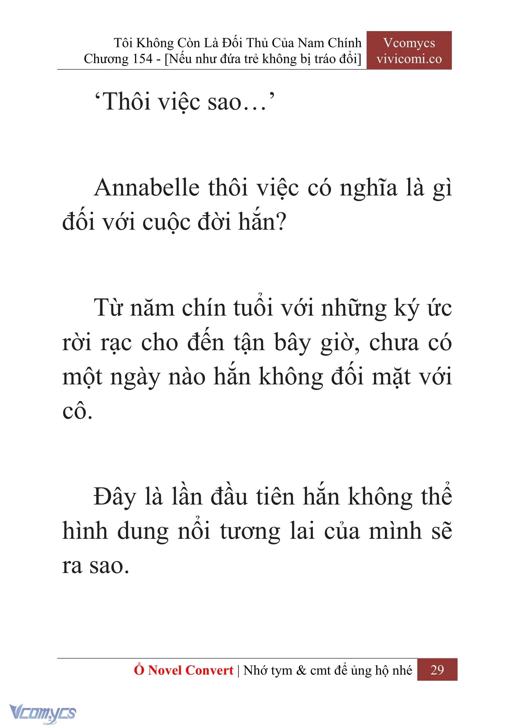 [Novel] Tôi Không Còn Là Đối Thủ Của Nam Chính Chapter  154 - 31