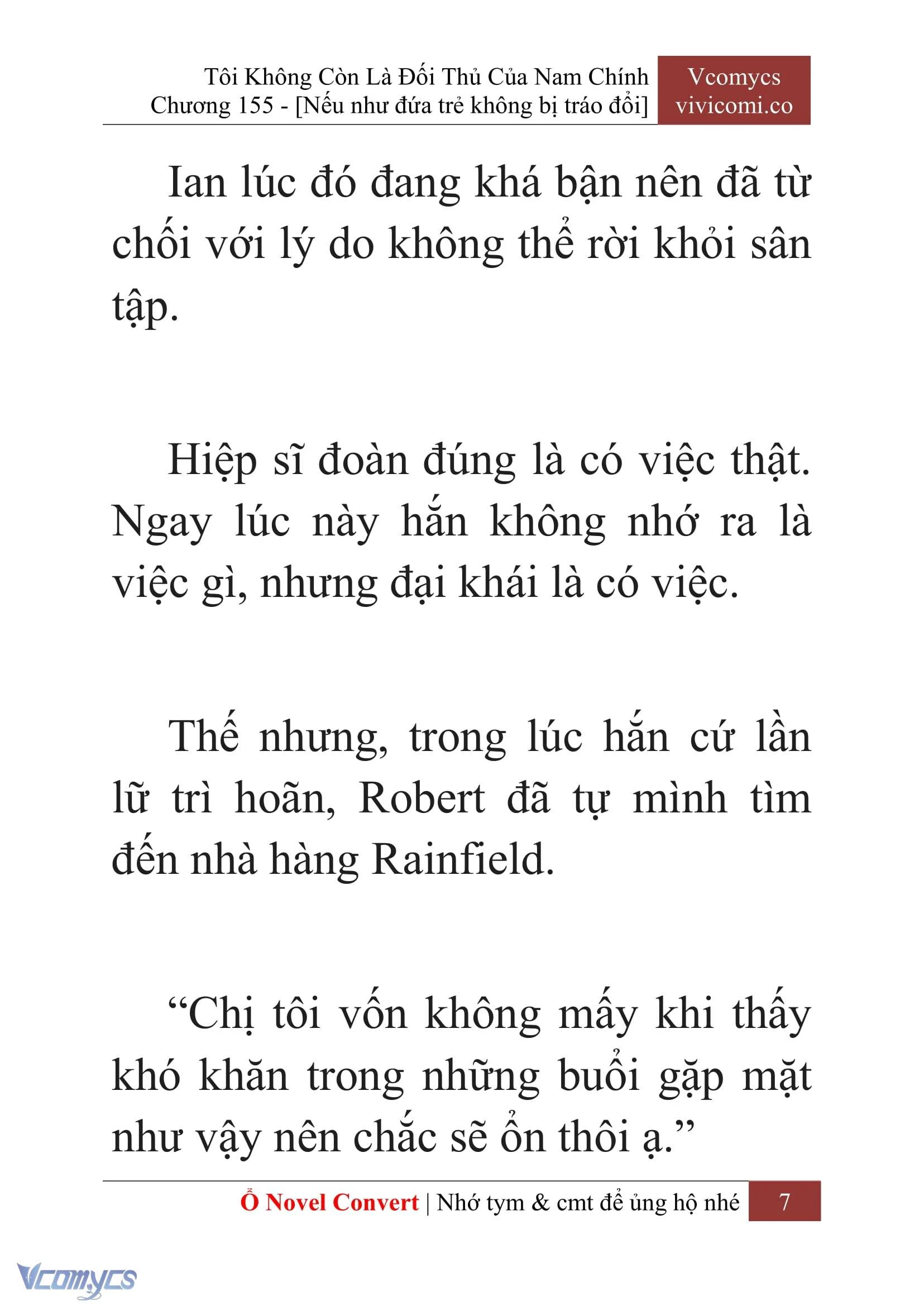 [Novel] Tôi Không Còn Là Đối Thủ Của Nam Chính Chapter  155 - 9