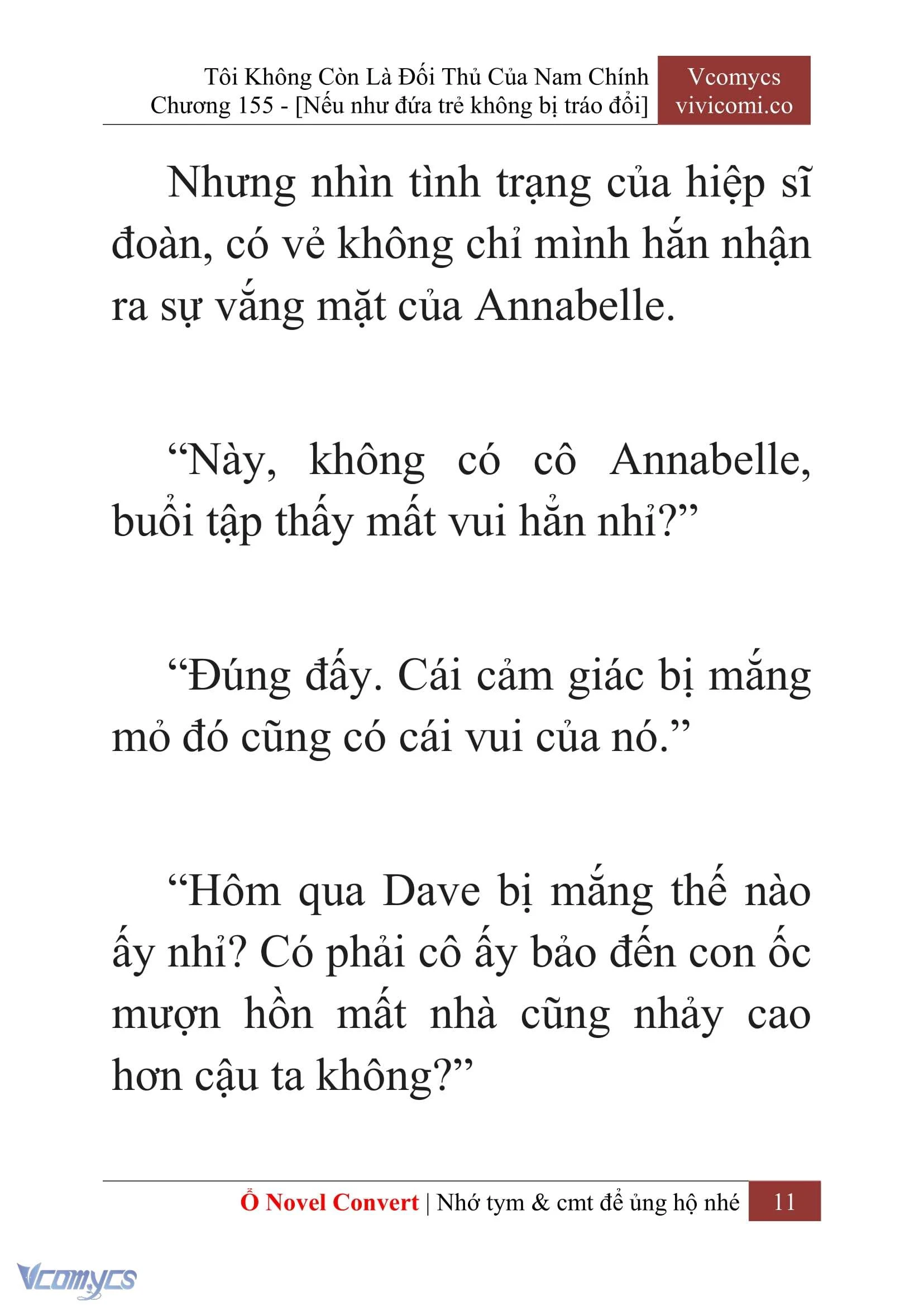 [Novel] Tôi Không Còn Là Đối Thủ Của Nam Chính Chapter  155 - 13