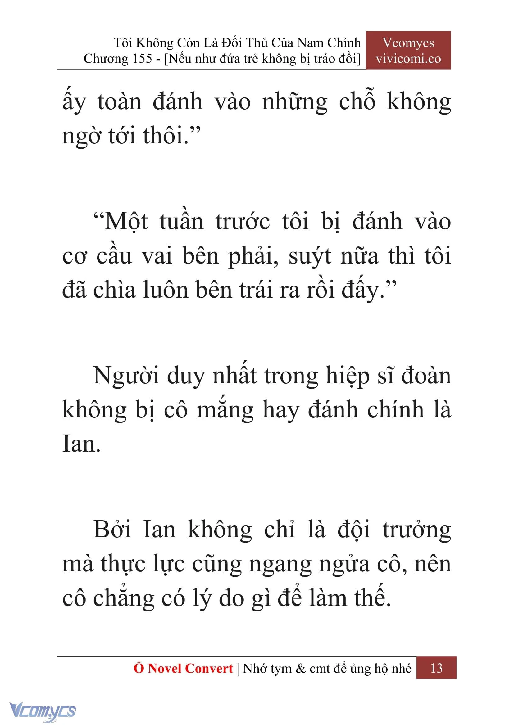 [Novel] Tôi Không Còn Là Đối Thủ Của Nam Chính Chapter  155 - 15