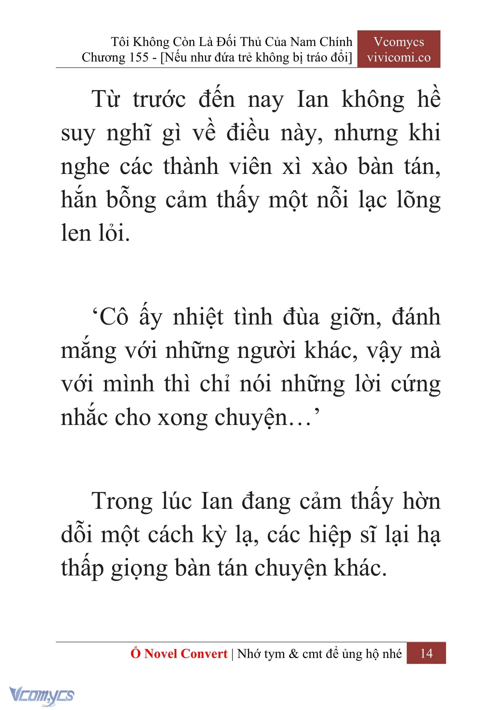 [Novel] Tôi Không Còn Là Đối Thủ Của Nam Chính Chapter  155 - 16