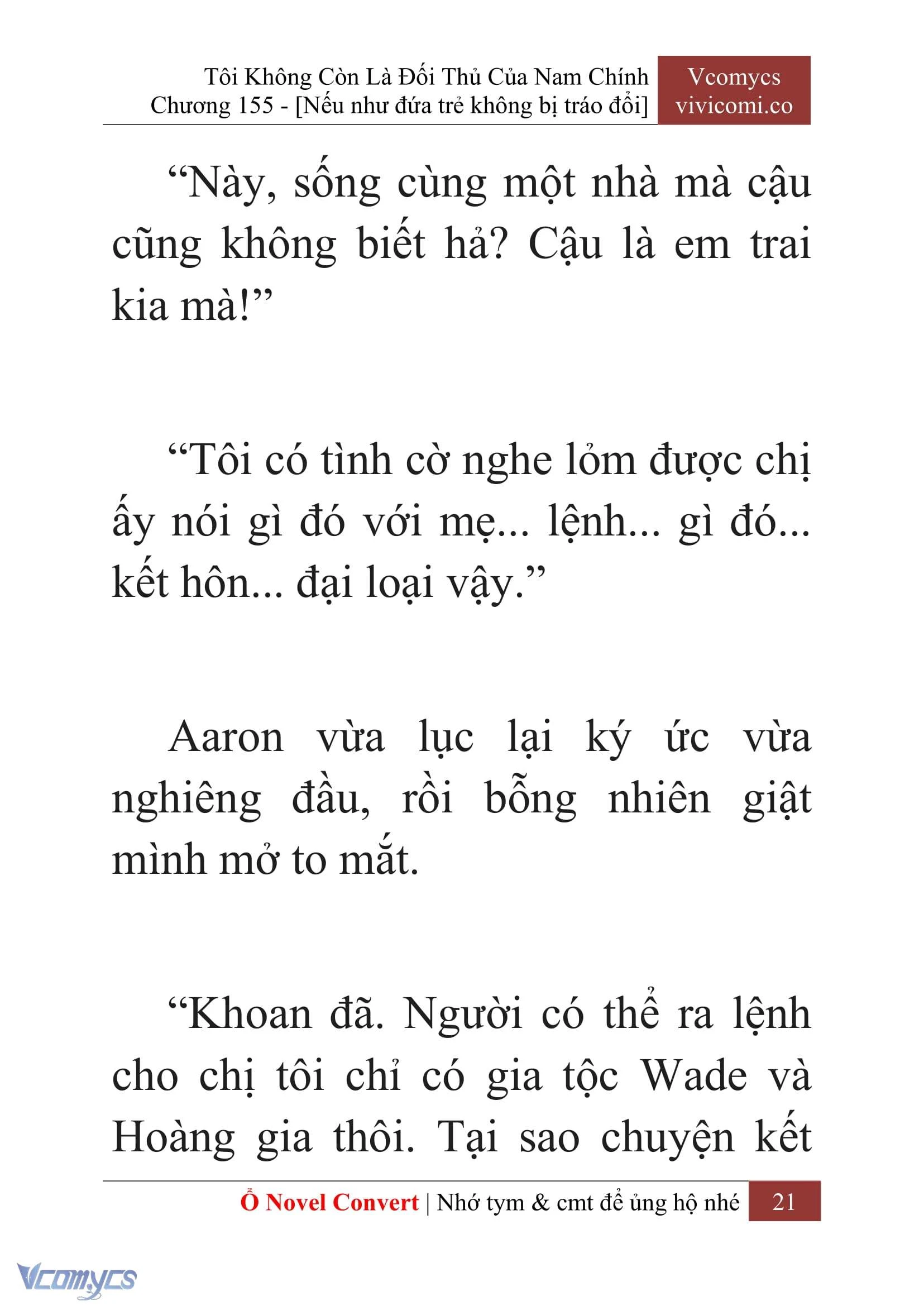 [Novel] Tôi Không Còn Là Đối Thủ Của Nam Chính Chapter  155 - 23