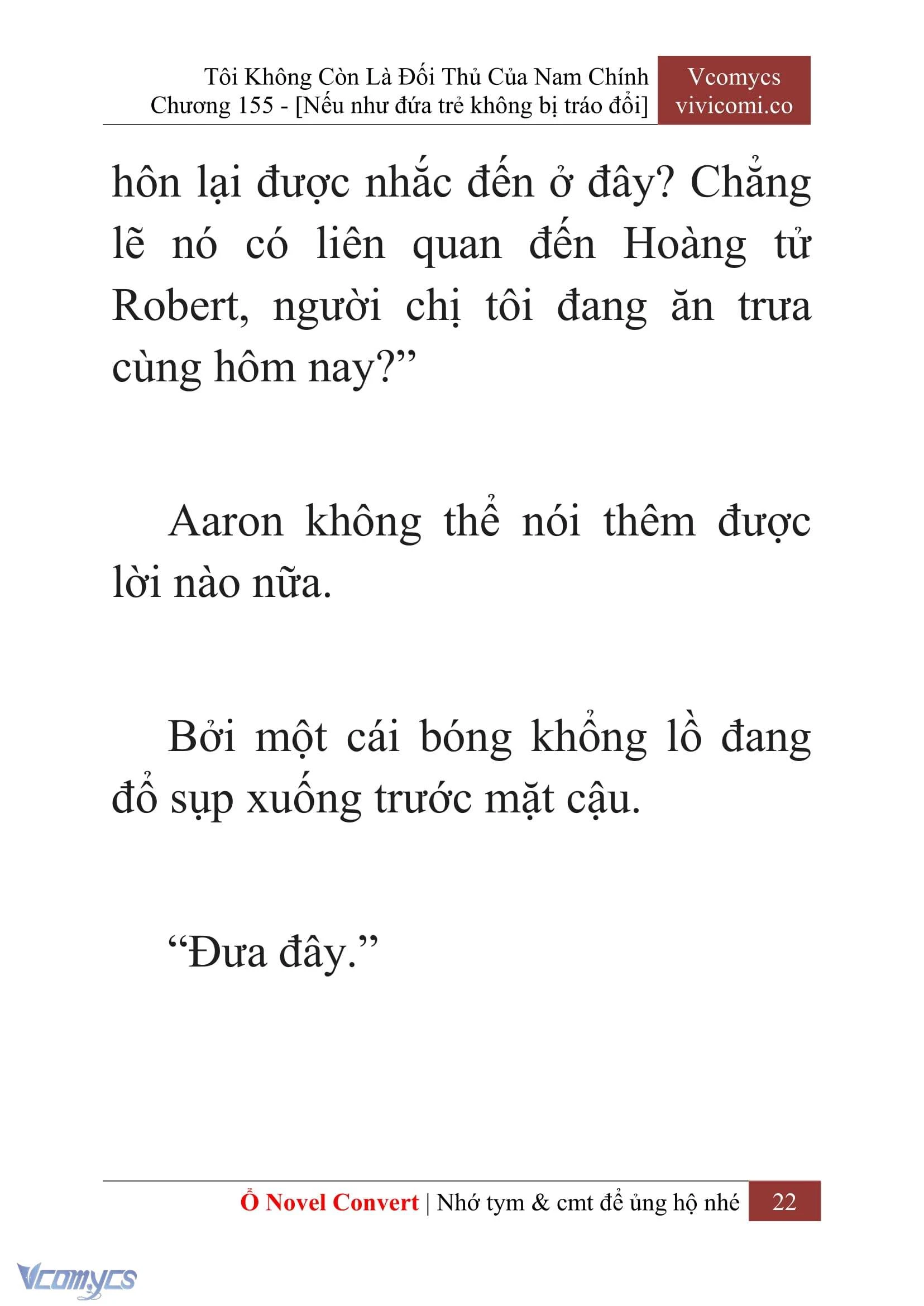 [Novel] Tôi Không Còn Là Đối Thủ Của Nam Chính Chapter  155 - 24