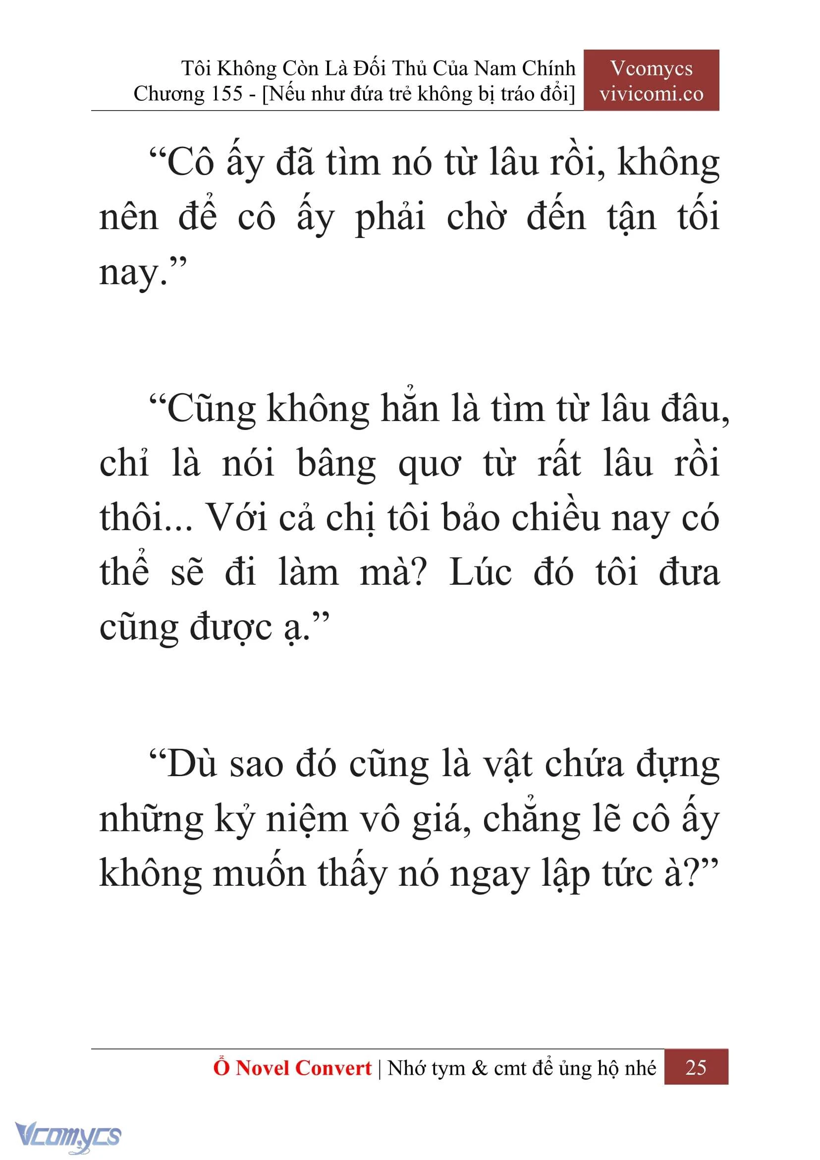 [Novel] Tôi Không Còn Là Đối Thủ Của Nam Chính Chapter  155 - 27