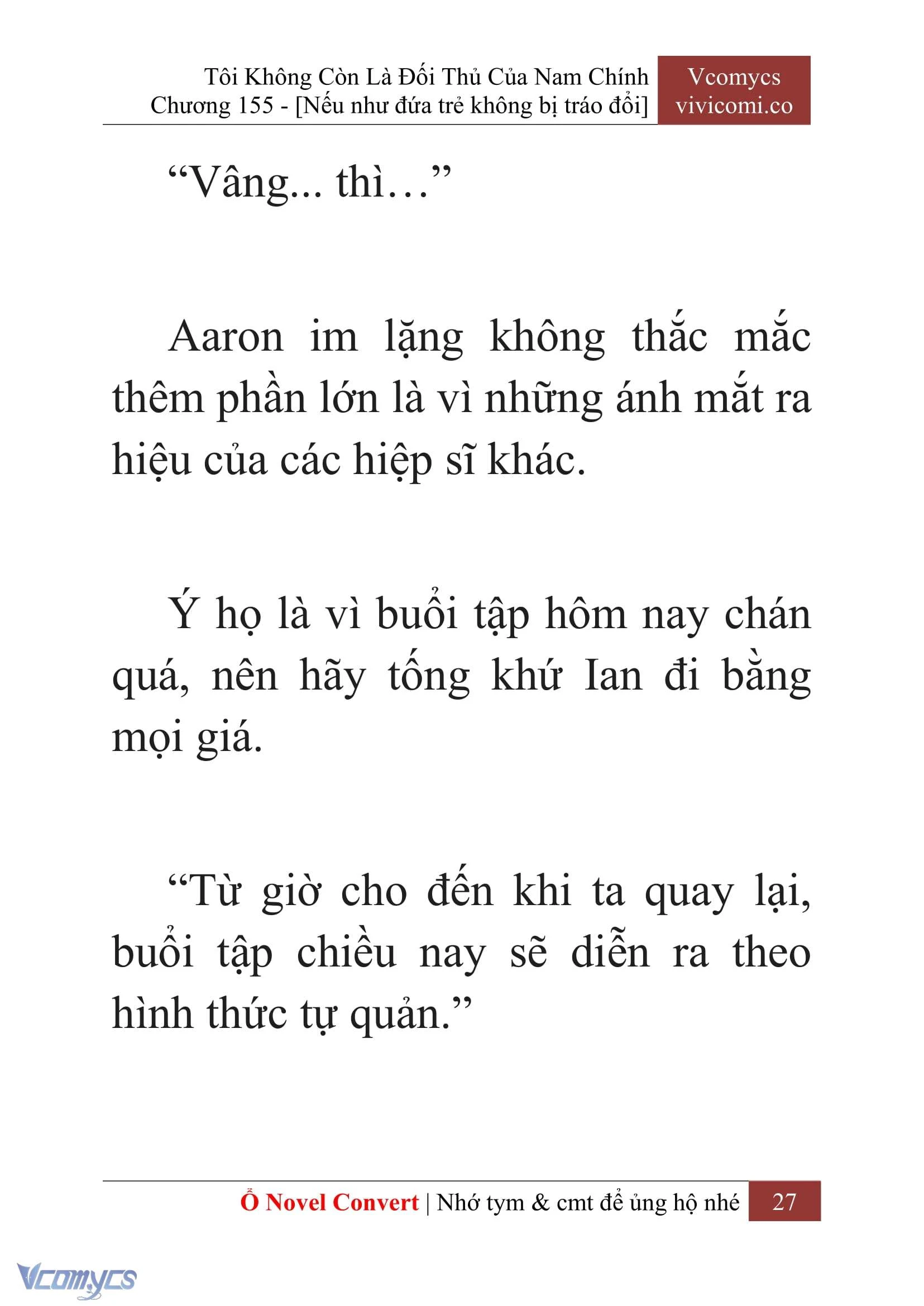 [Novel] Tôi Không Còn Là Đối Thủ Của Nam Chính Chapter  155 - 29