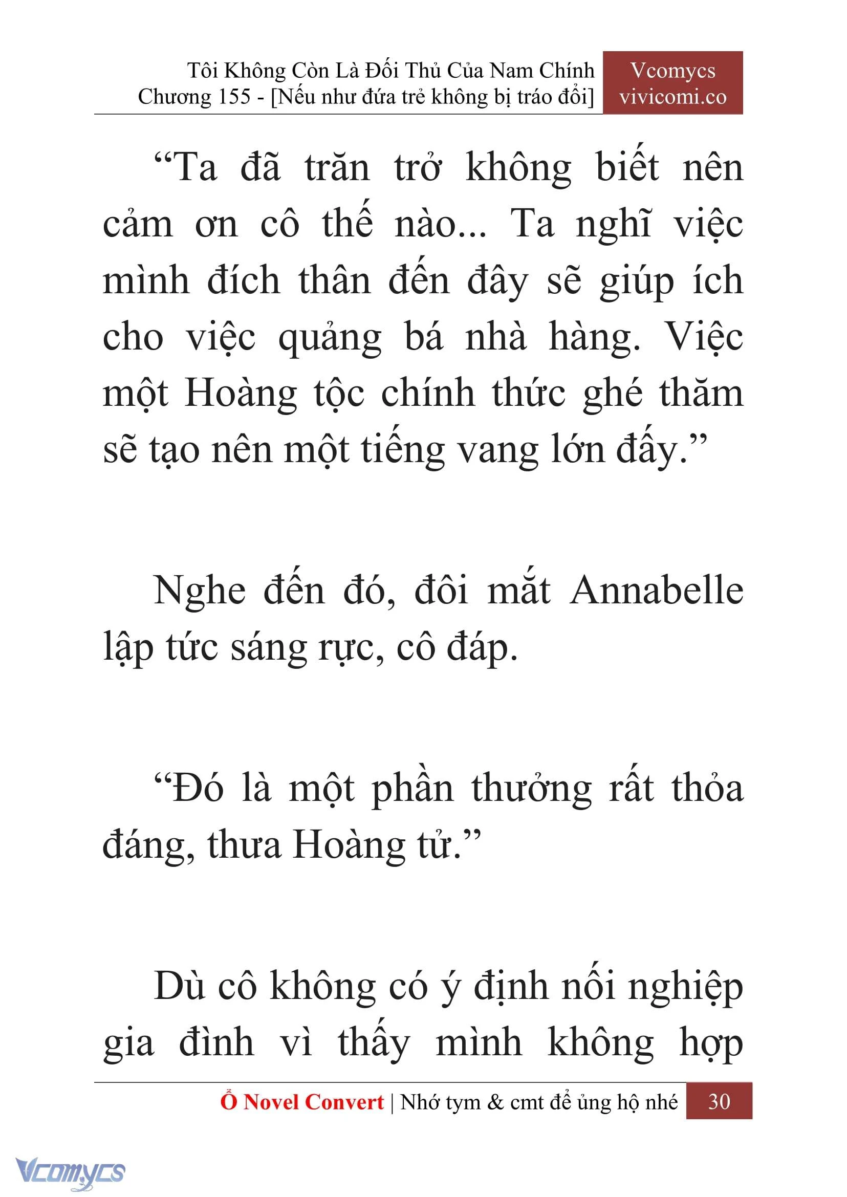 [Novel] Tôi Không Còn Là Đối Thủ Của Nam Chính Chapter  155 - 32