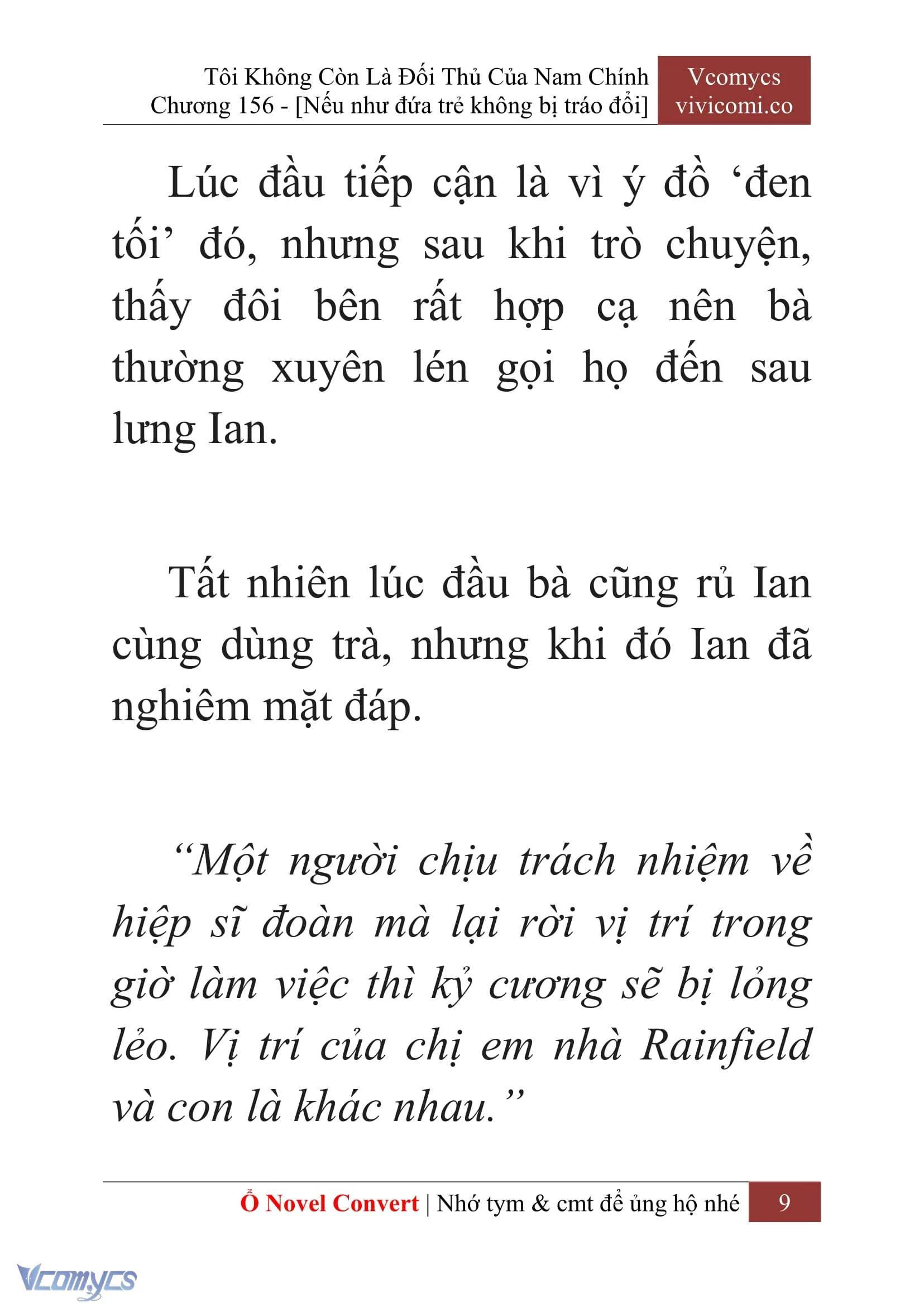 [Novel] Tôi Không Còn Là Đối Thủ Của Nam Chính Chapter  156 - 11