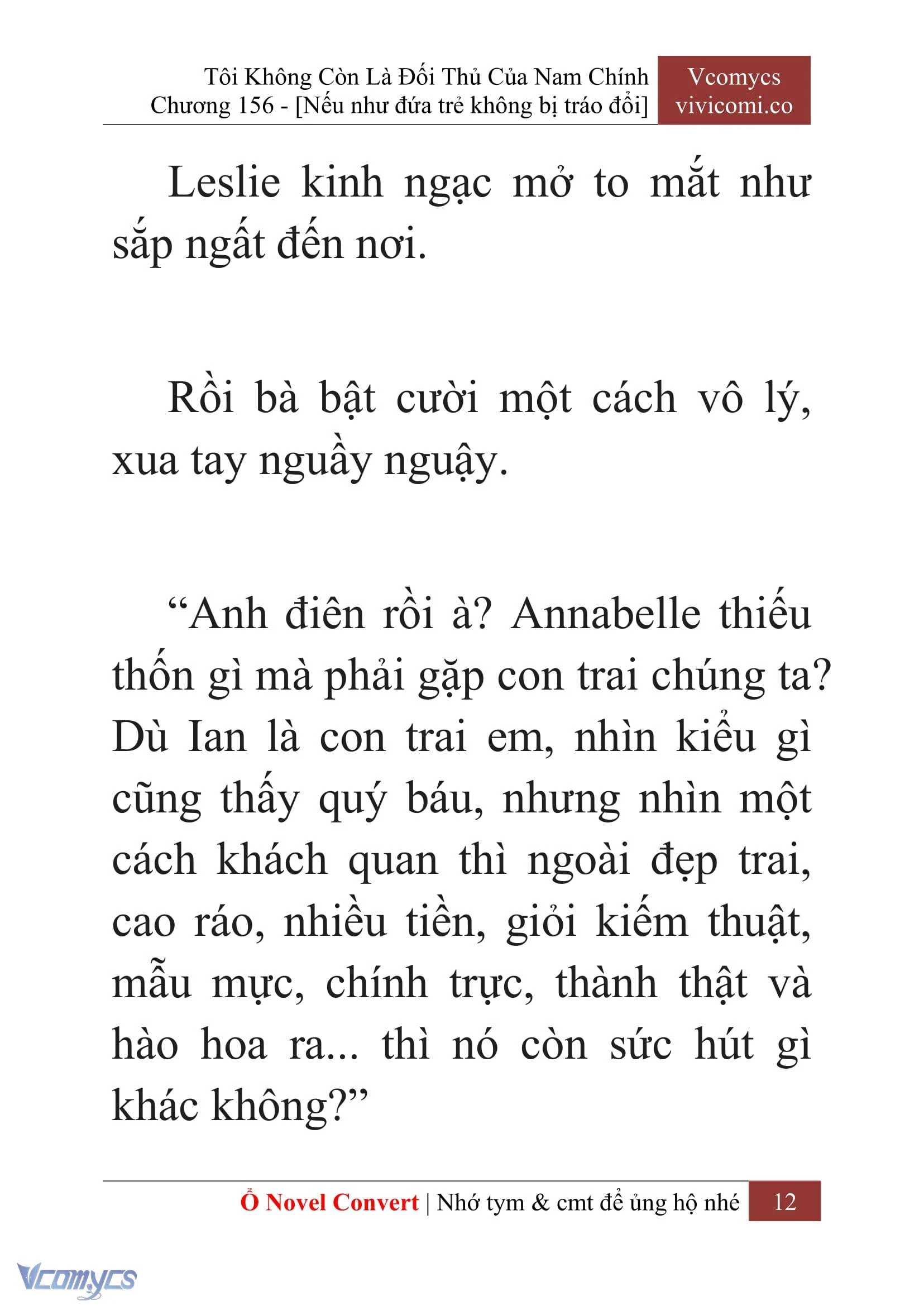 [Novel] Tôi Không Còn Là Đối Thủ Của Nam Chính Chapter  156 - 14