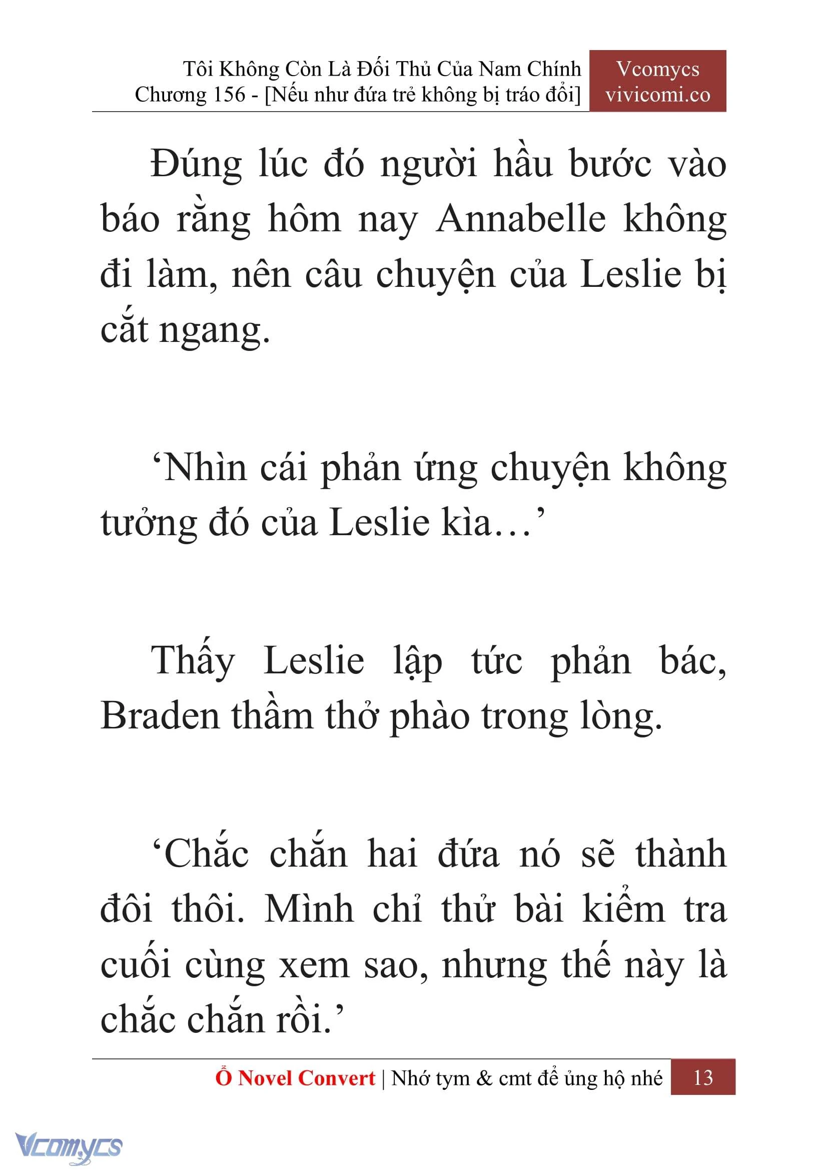 [Novel] Tôi Không Còn Là Đối Thủ Của Nam Chính Chapter  156 - 15