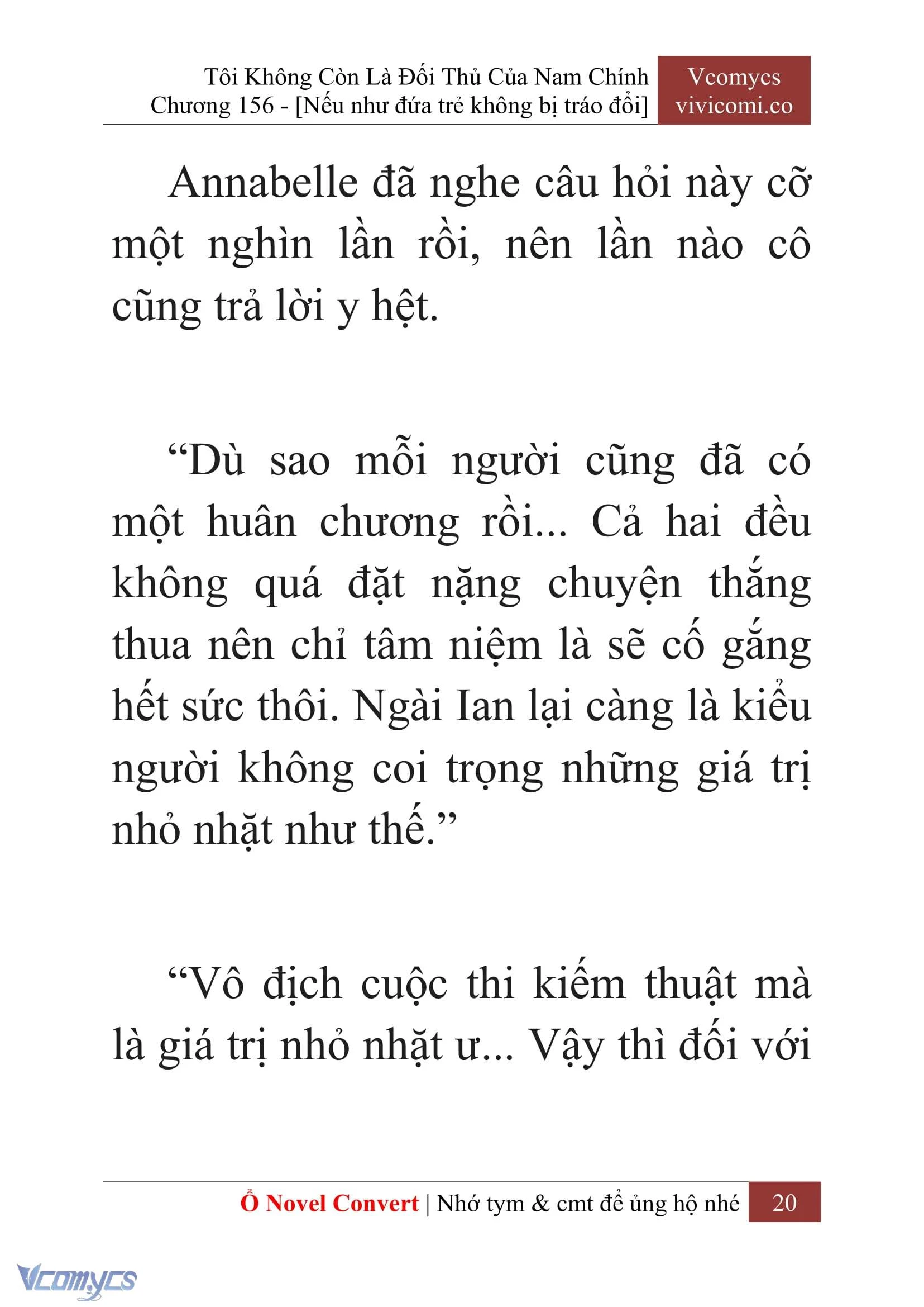 [Novel] Tôi Không Còn Là Đối Thủ Của Nam Chính Chapter  156 - 22