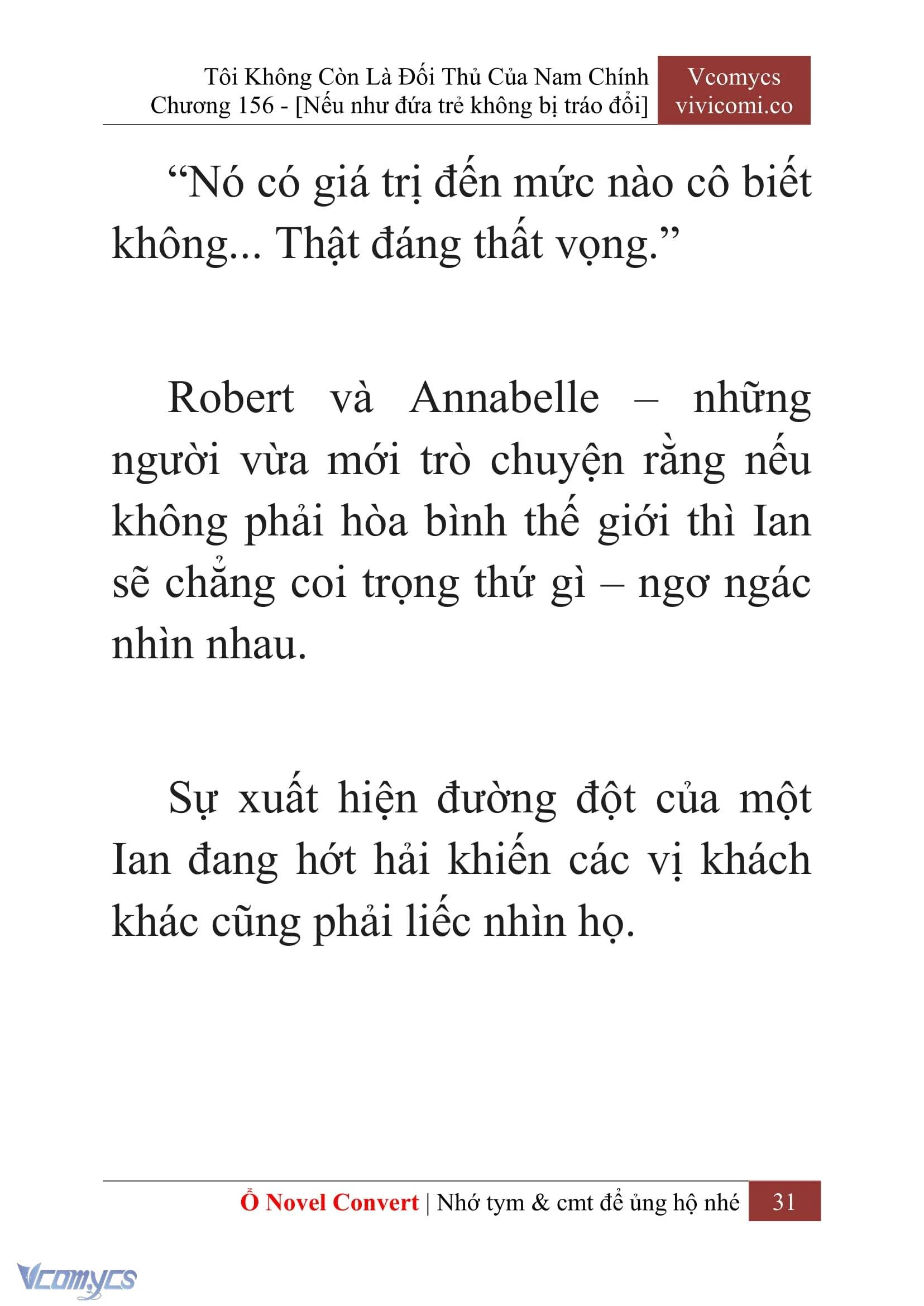 [Novel] Tôi Không Còn Là Đối Thủ Của Nam Chính Chapter  156 - 33