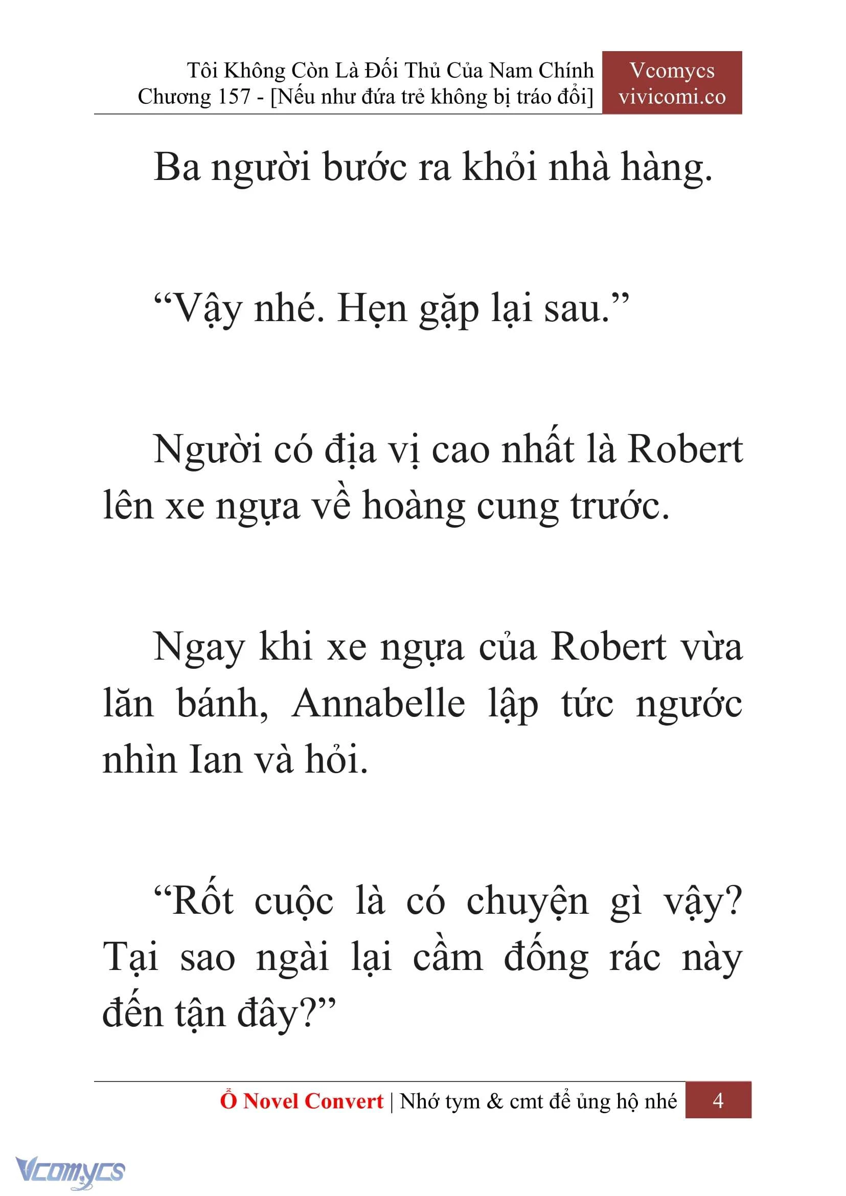 [Novel] Tôi Không Còn Là Đối Thủ Của Nam Chính Chapter  157 - 6