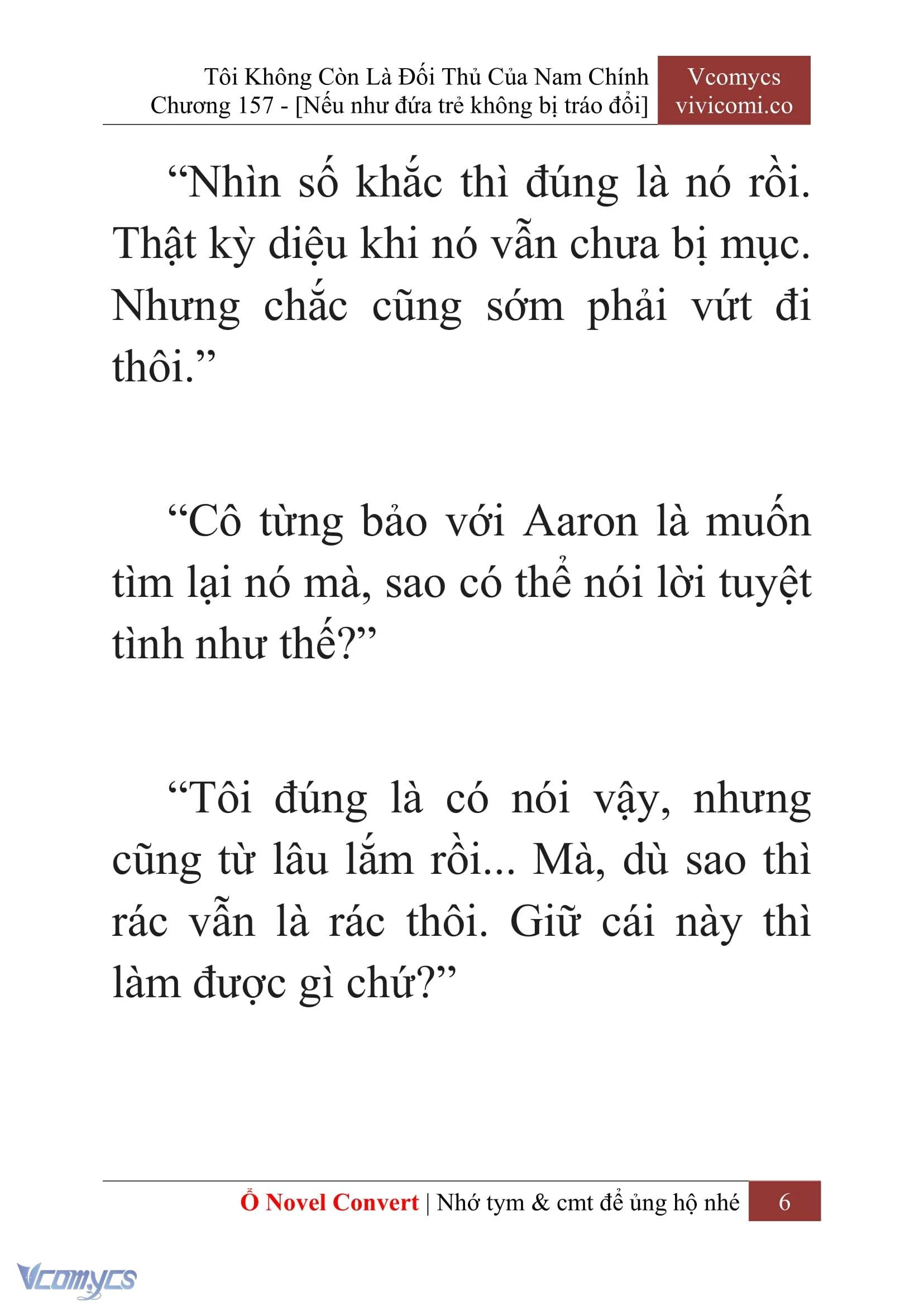 [Novel] Tôi Không Còn Là Đối Thủ Của Nam Chính Chapter  157 - 8