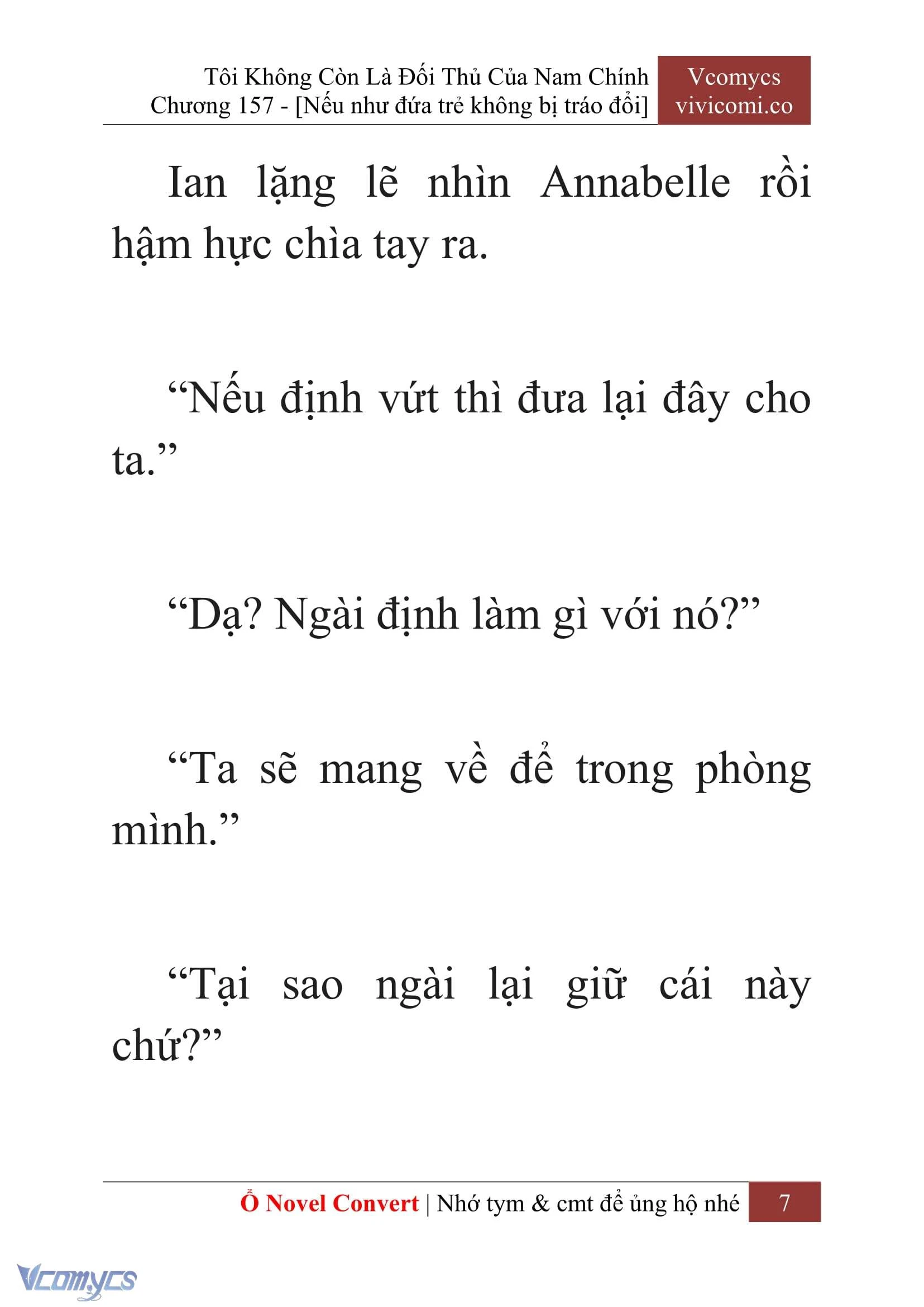 [Novel] Tôi Không Còn Là Đối Thủ Của Nam Chính Chapter  157 - 9